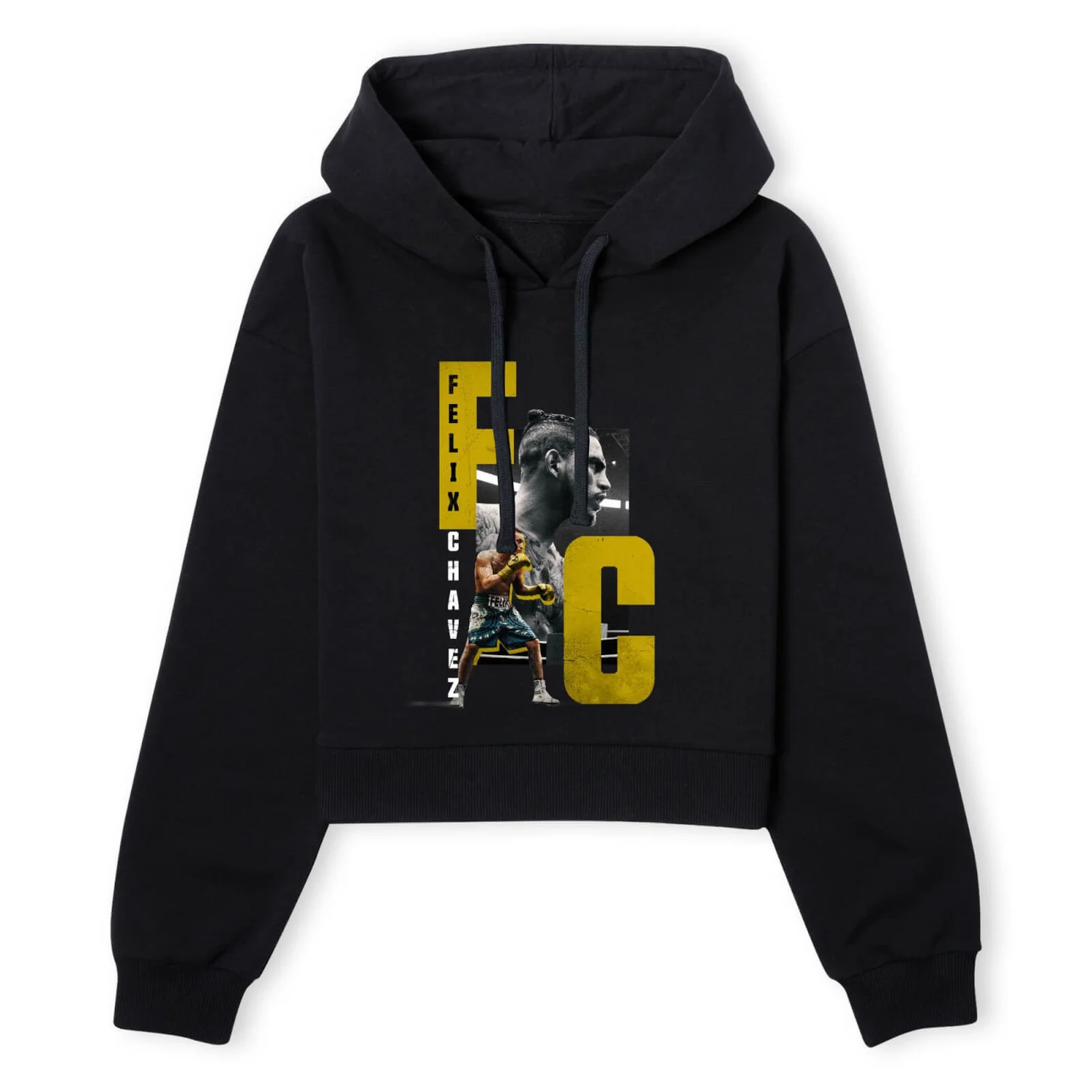 Creed Felix Chavez Women's Cropped Hoodie - Black