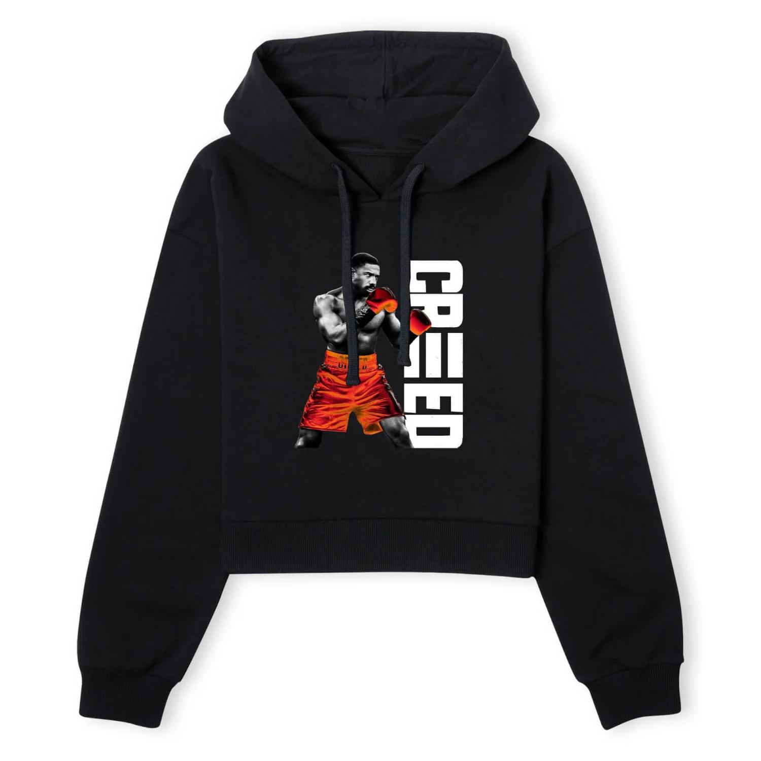 Creed CRIIID Women's Cropped Hoodie - Black