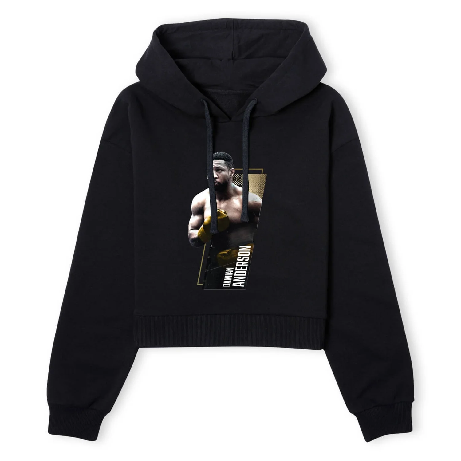 Creed Damian Anderson Women's Cropped Hoodie - Black