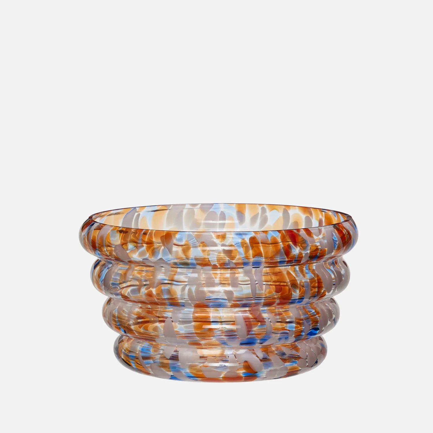 Hübsch Blaze Bowl - Clear /Multicolour