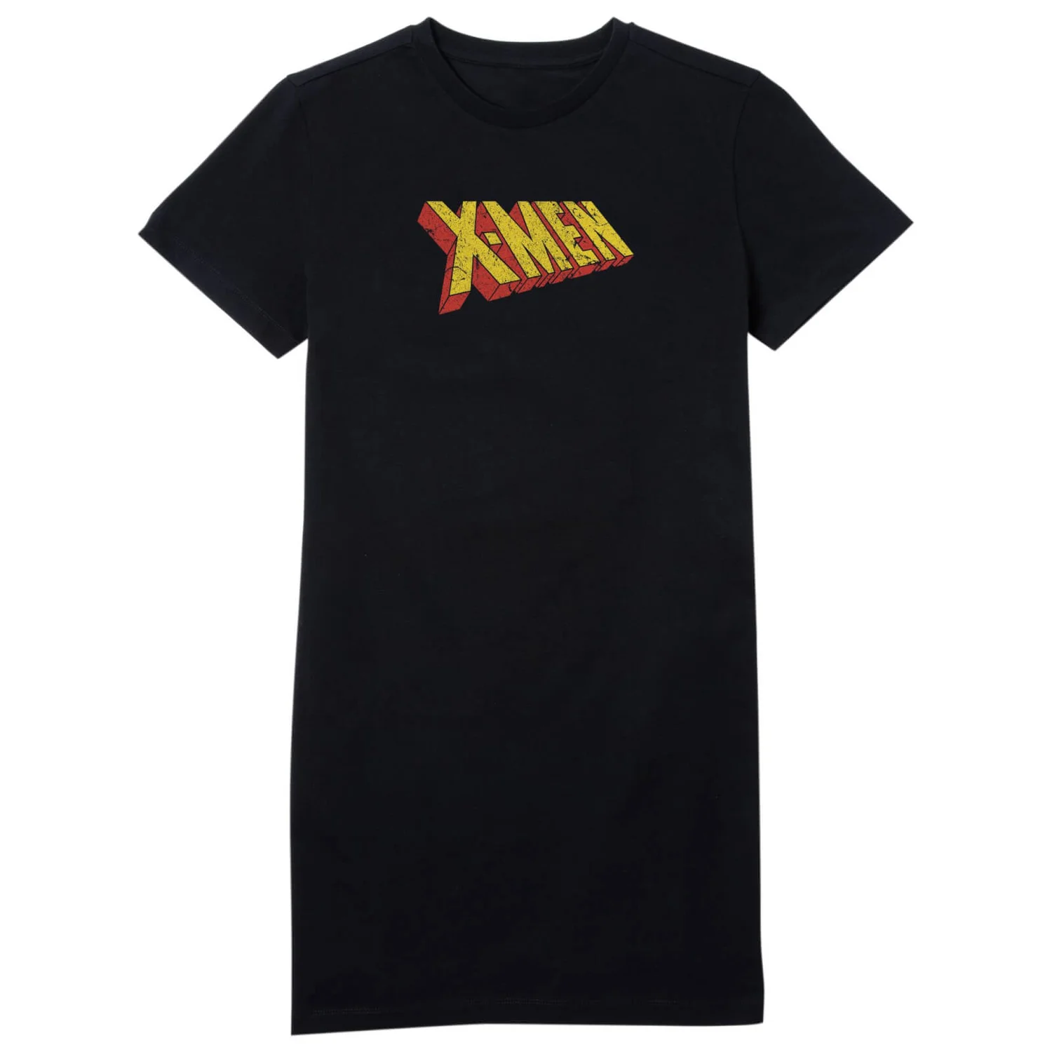 X-Men Retro Logo Women's T-Shirt Dress - Black