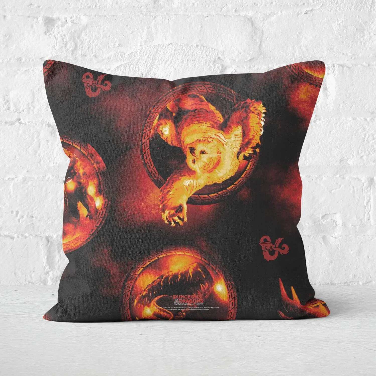 Dungeons & Dragons Owlbear Square Cushion