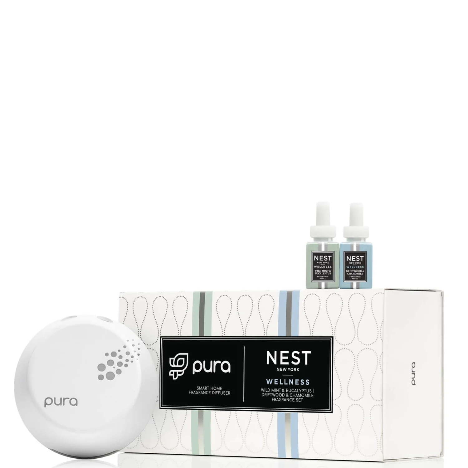 NEST New York Pura Smart Home Fragrance Diffuser Wellness Set