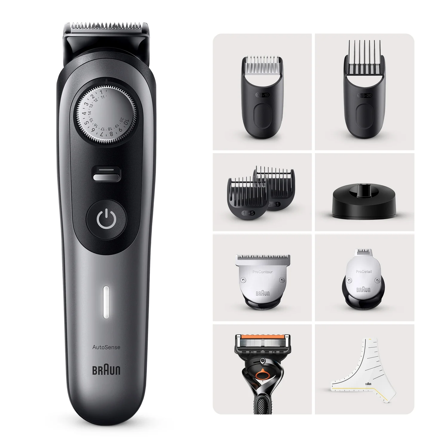 Braun Beard Trimmer Series 9 BT9420 Professional with Barber Tool