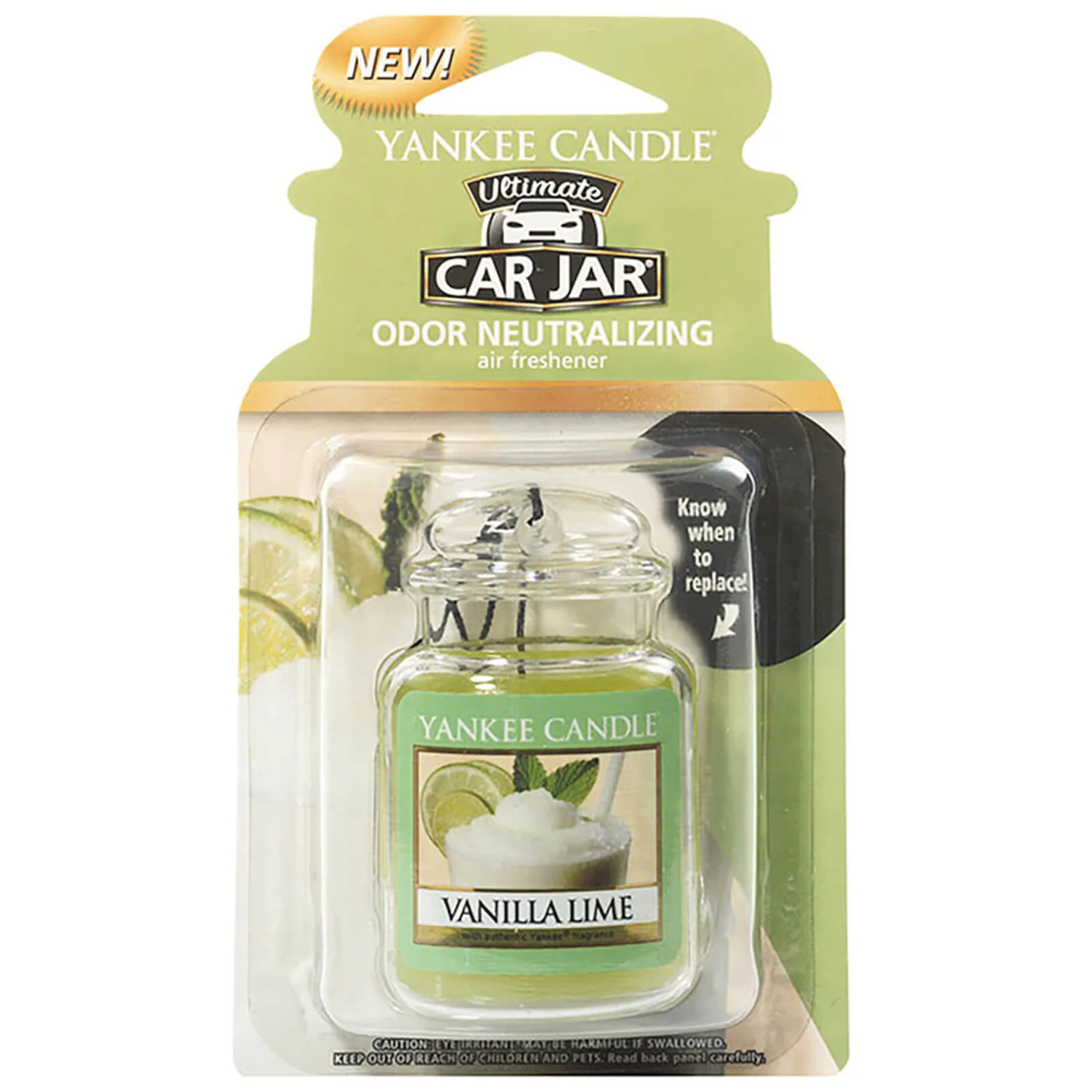 Yankee Candle Car Jar Ultimate Vanilla Lime