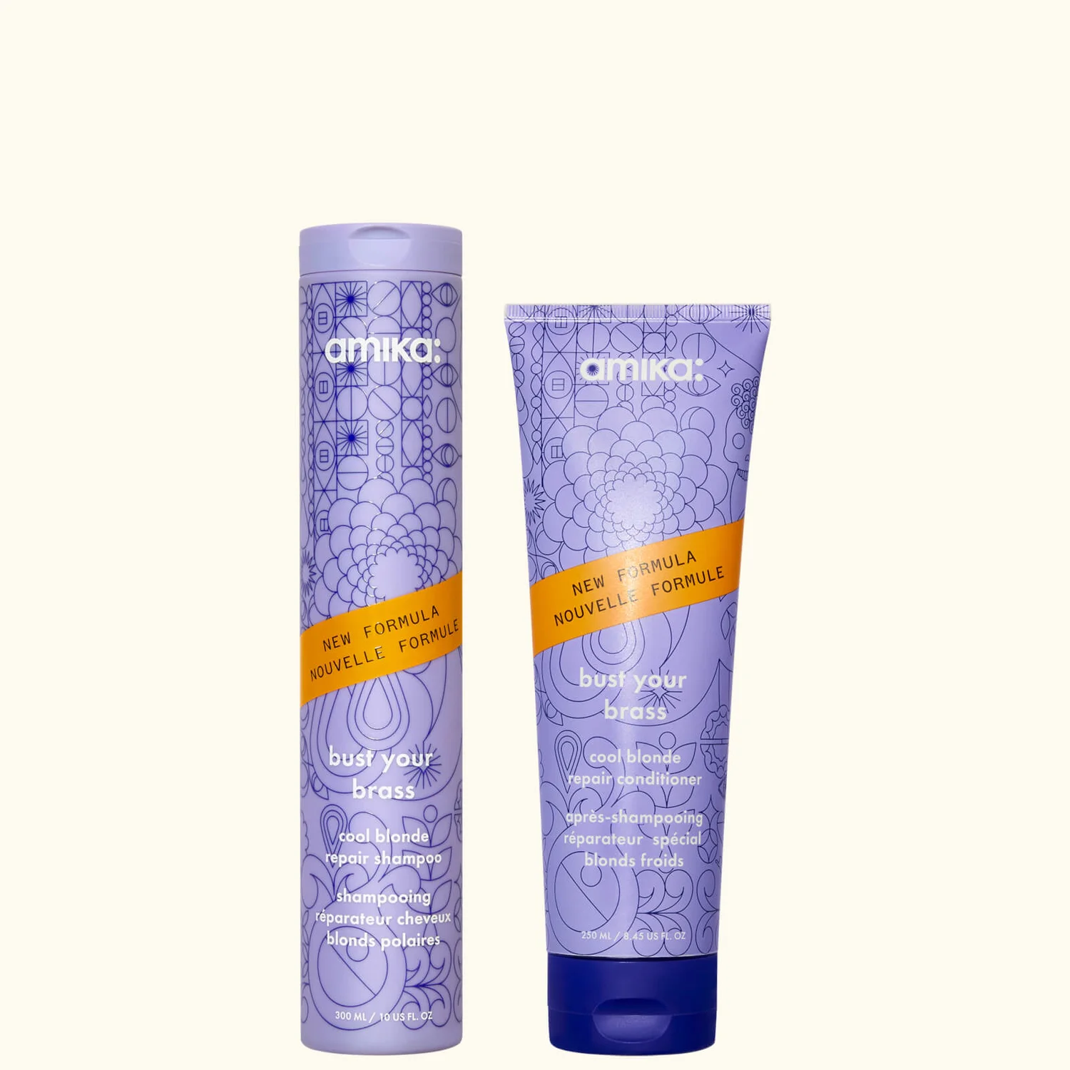bust your brass cool blonde repair shampoo + conditioner bundle