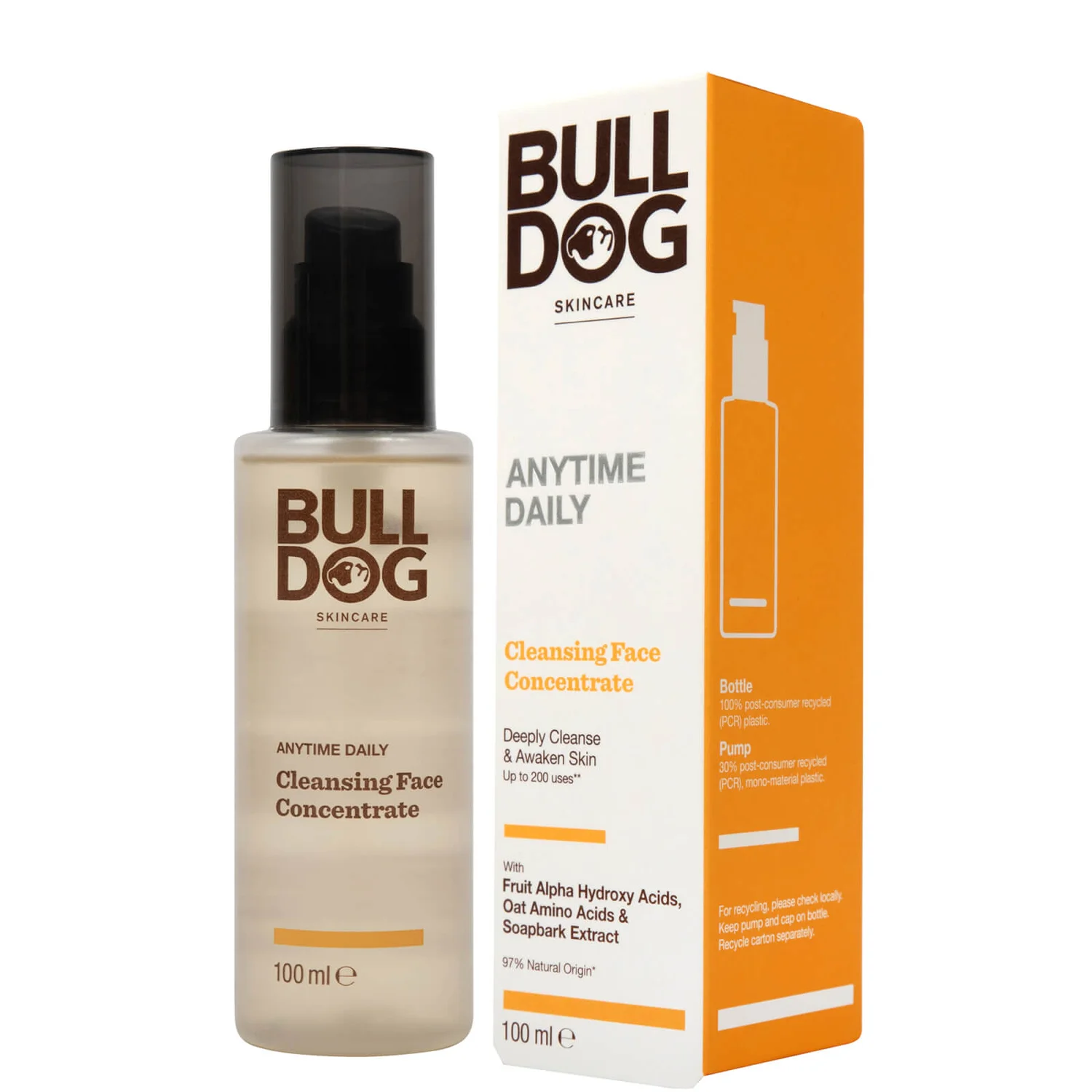 Bulldog Skincare for Men Anytime Daily Cleansing Concentrate 100ml