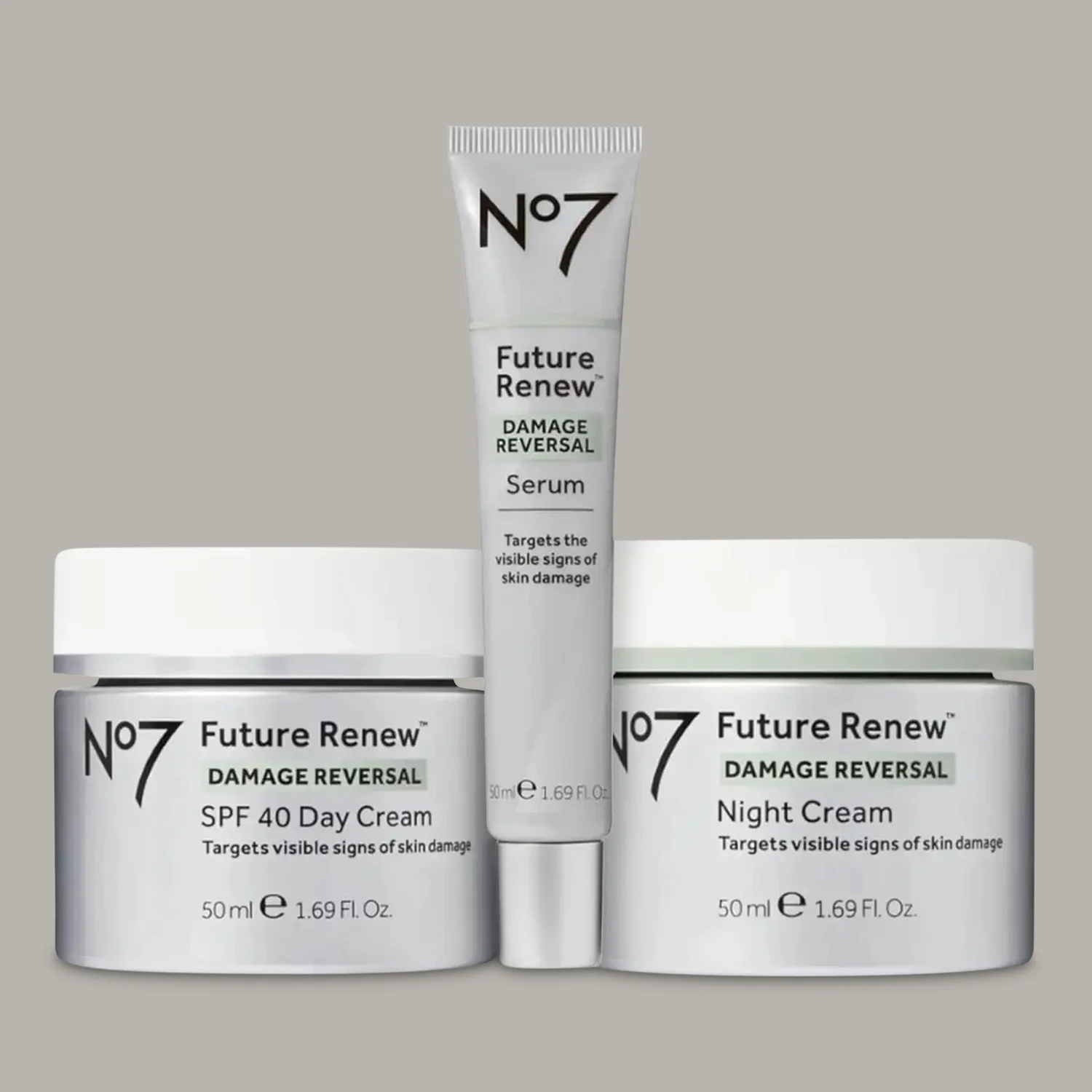 No7 Future Renew™ Damage Reversal Bundle for Fine Lines & Wrinkles and Skin Looks Brighter & Firmer