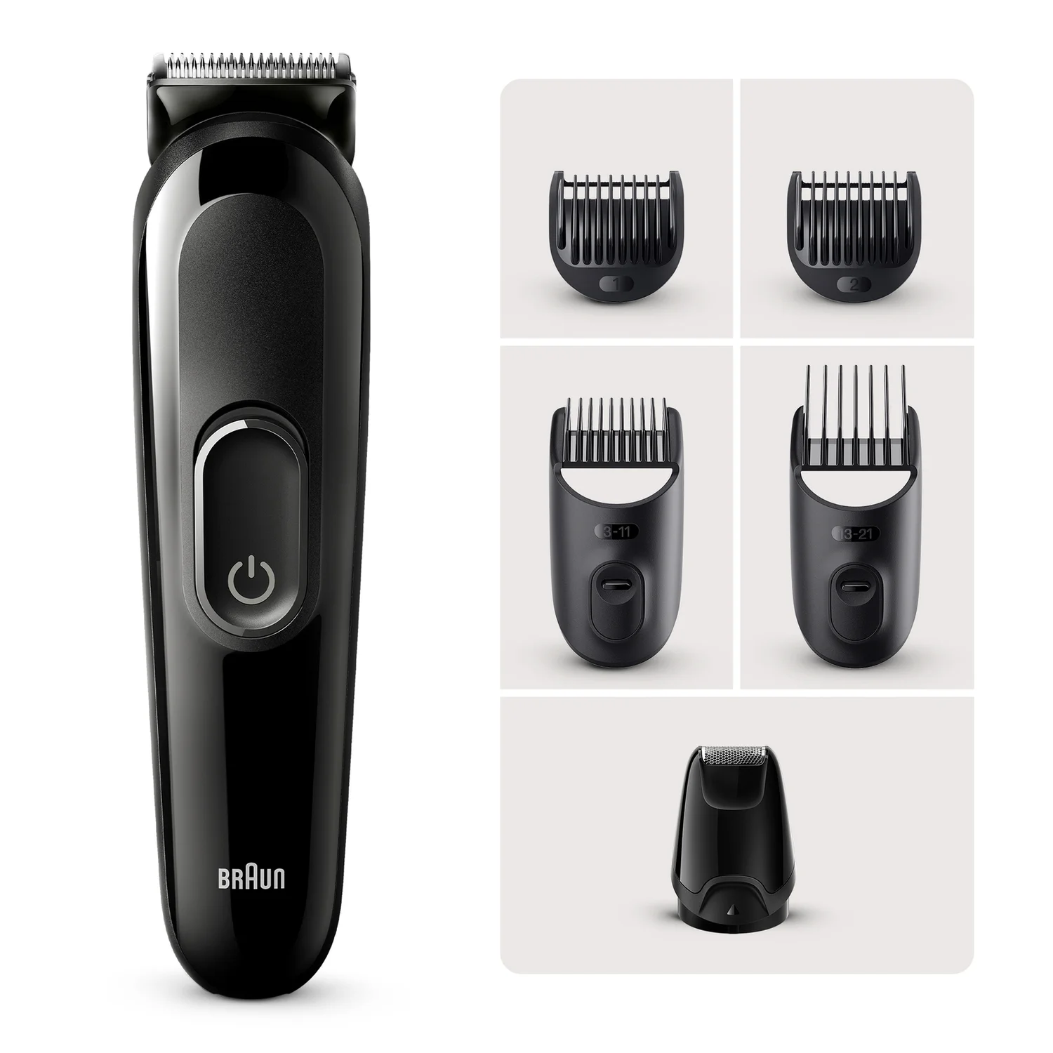 Braun All-in-One Style Kit Series 3 MGK3410, 6-in-1 Grooming Kit 