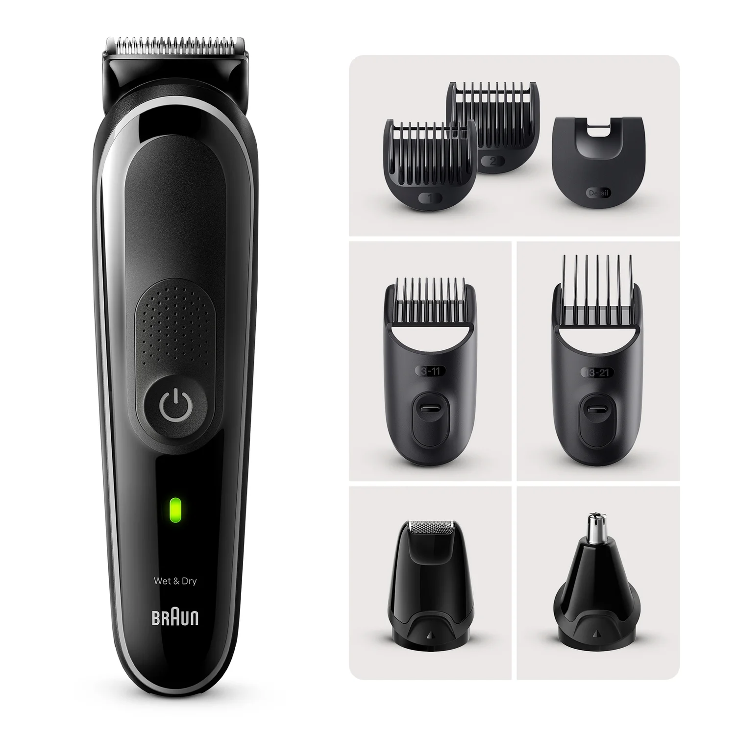 Braun All-in-One Style Kit Series 3 MGK3440, 8-in-1 Grooming Kit