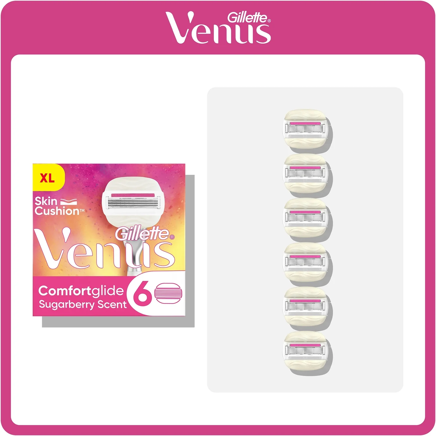Venus Comfortglide Sugarberry Festival Edition Razor Blades
