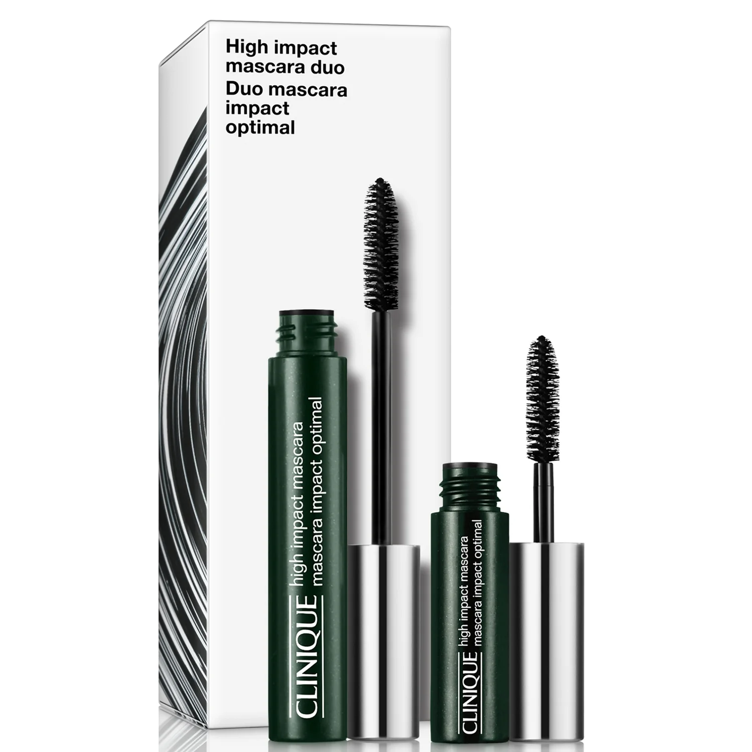 Clinique High Impact Mascara Duo: Home and Away Makeup Gift Set