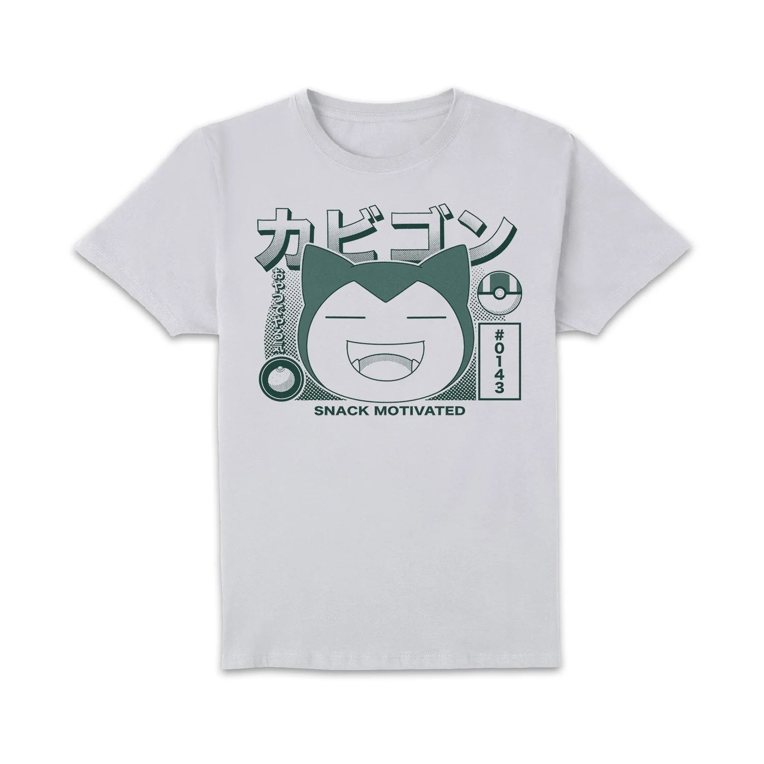 Pokémon Snorlax I'm Hungry T-Shirt - White