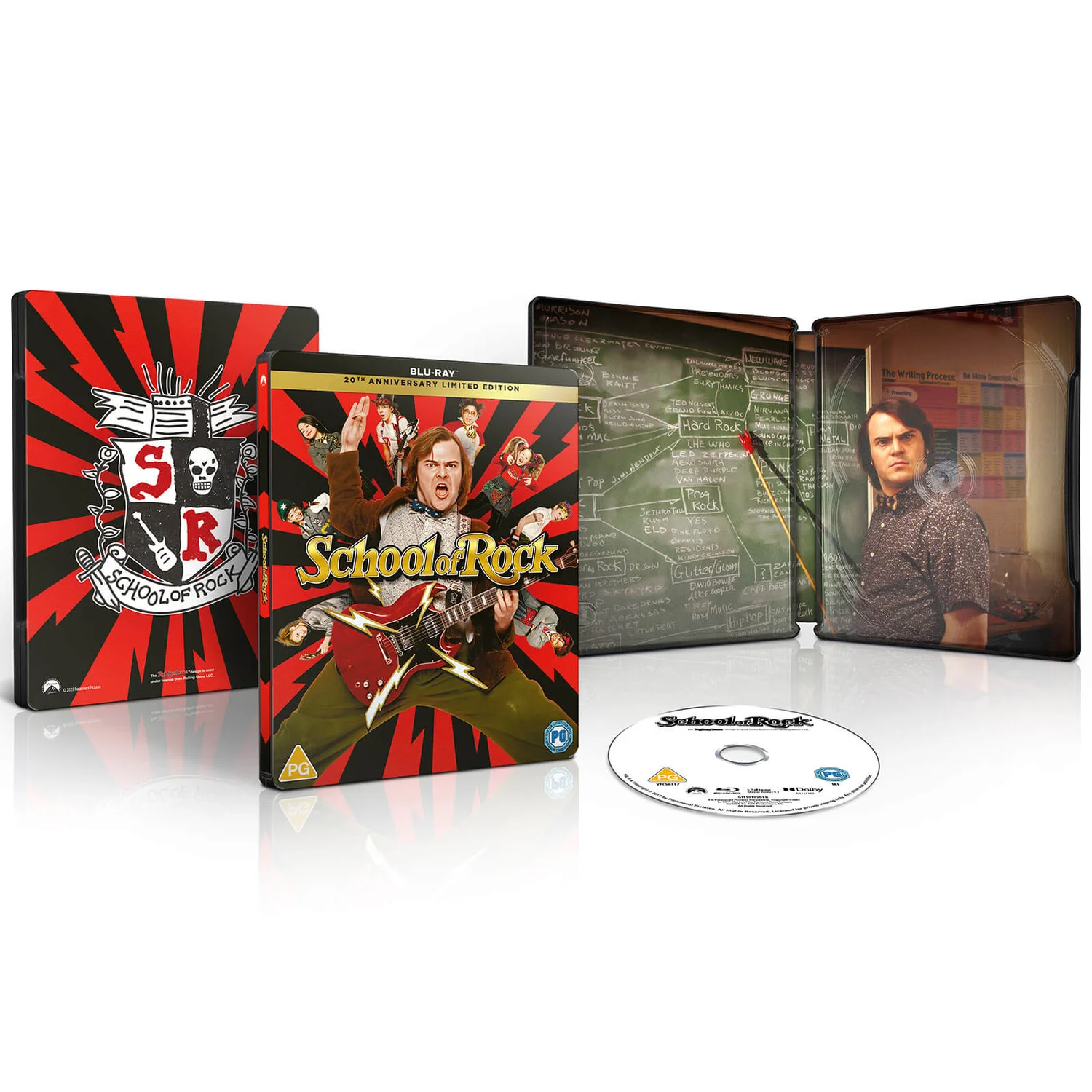 School of Rock 20th Anniversary Limited Edition Steelbook