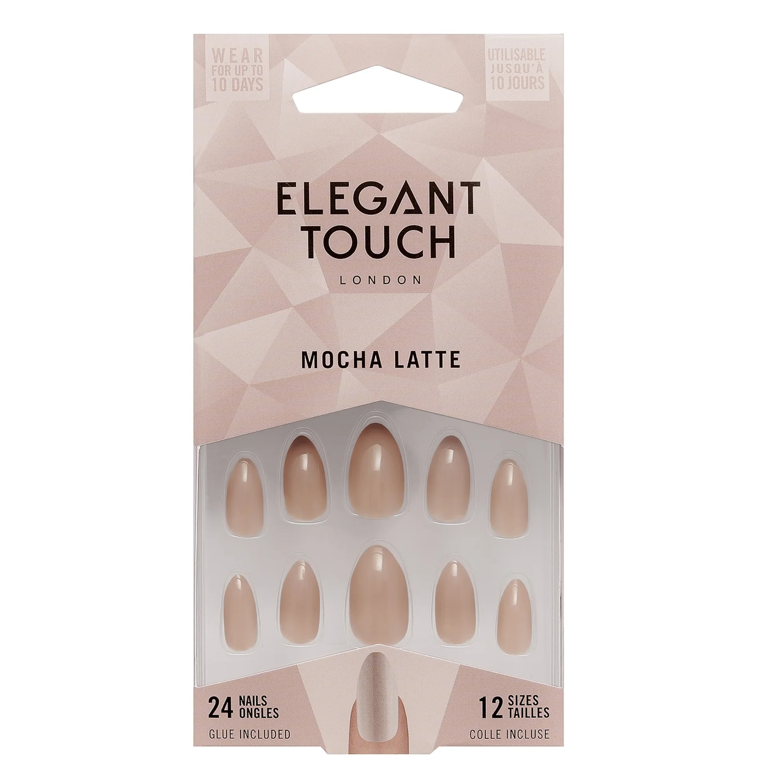 Elegant Touch False Nails - Mocha Latte