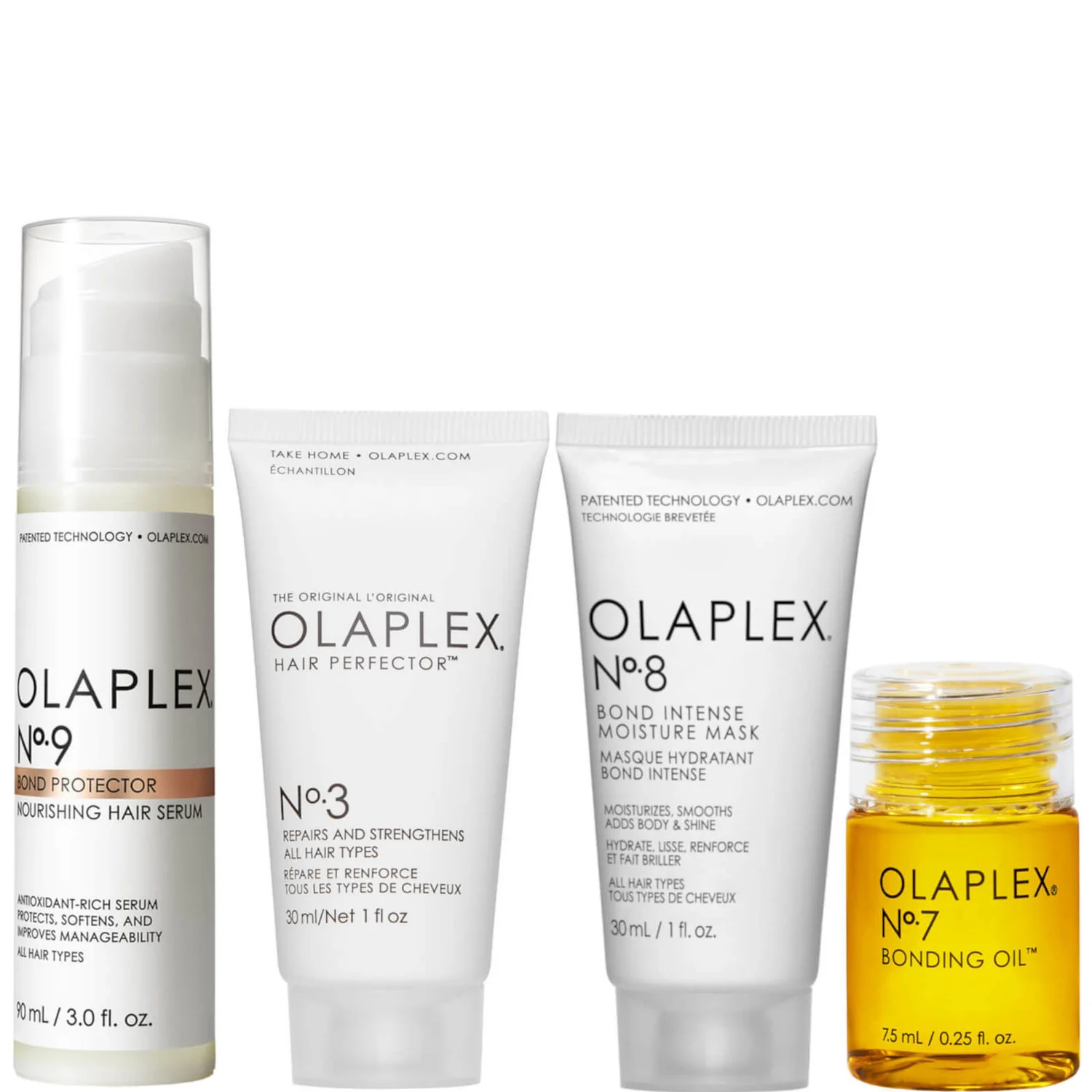 Olaplex No.9, No.3, No.8 and No.7 Bundle