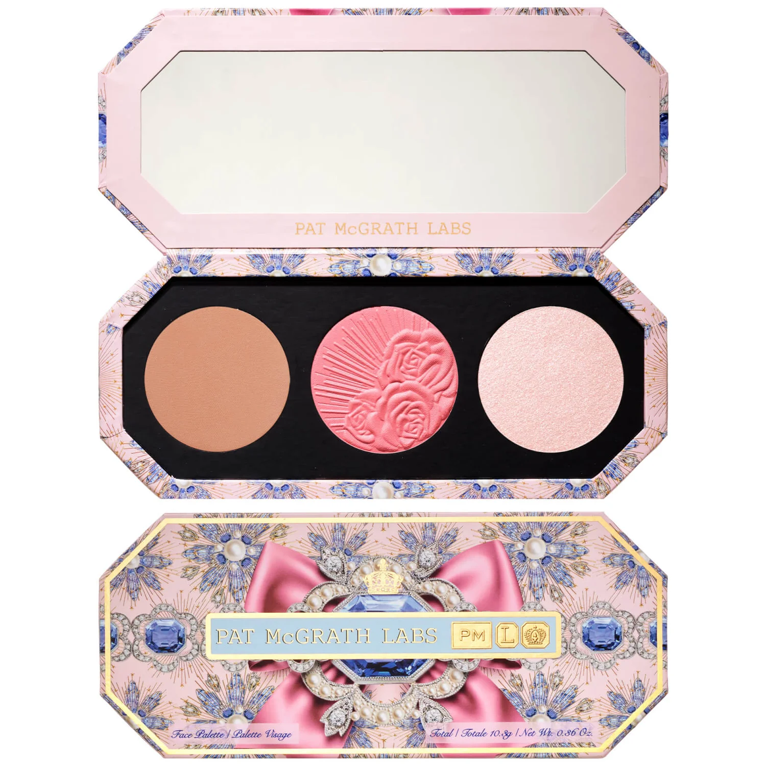 Pat Mcgrath Labs Divine Blush + Glow Cheek Palette - Fleurever Nude