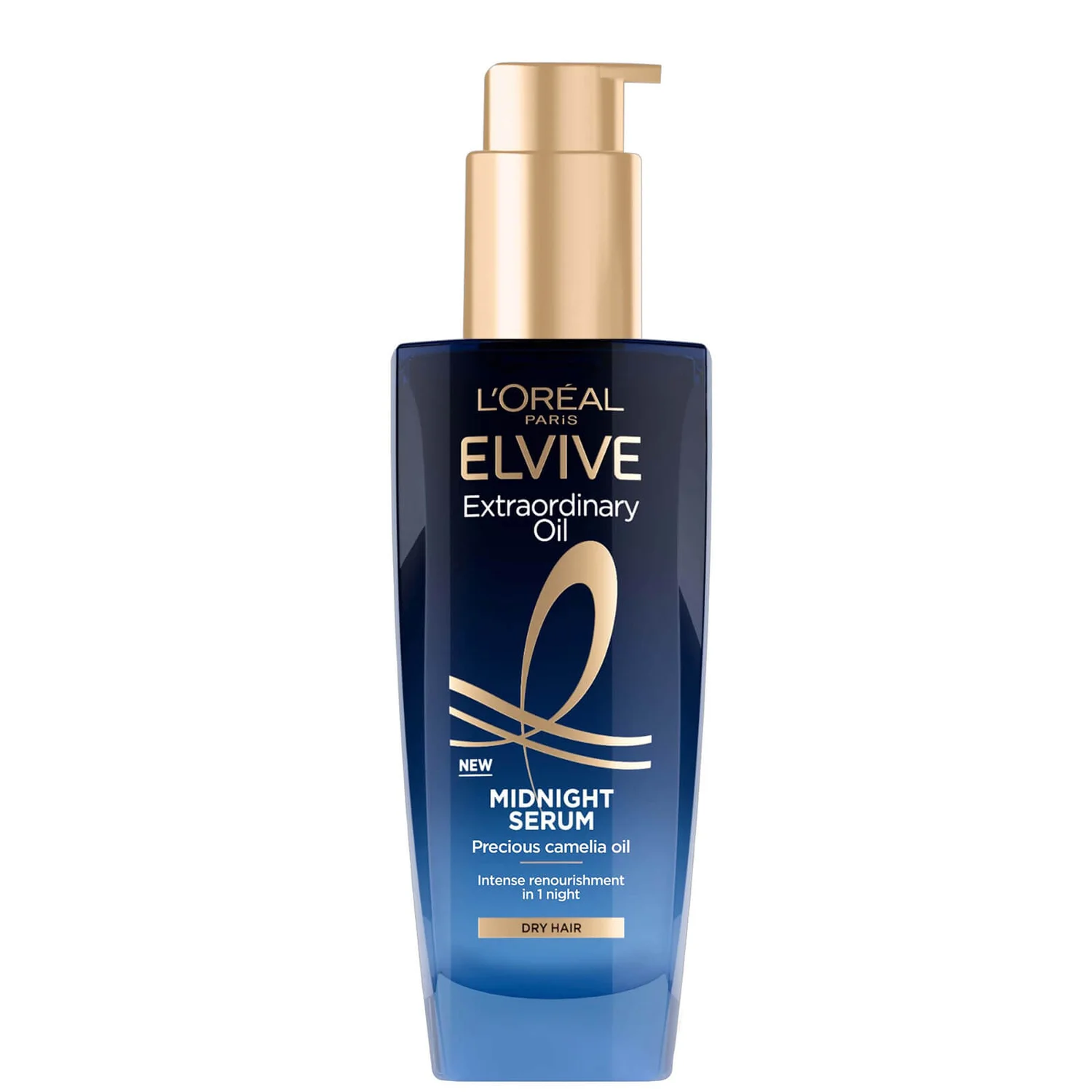 L'Oréal Paris Elvive Extraordinary Oil Midnight Renourishing Hair Treatment Serum for Dry Hair 100ml