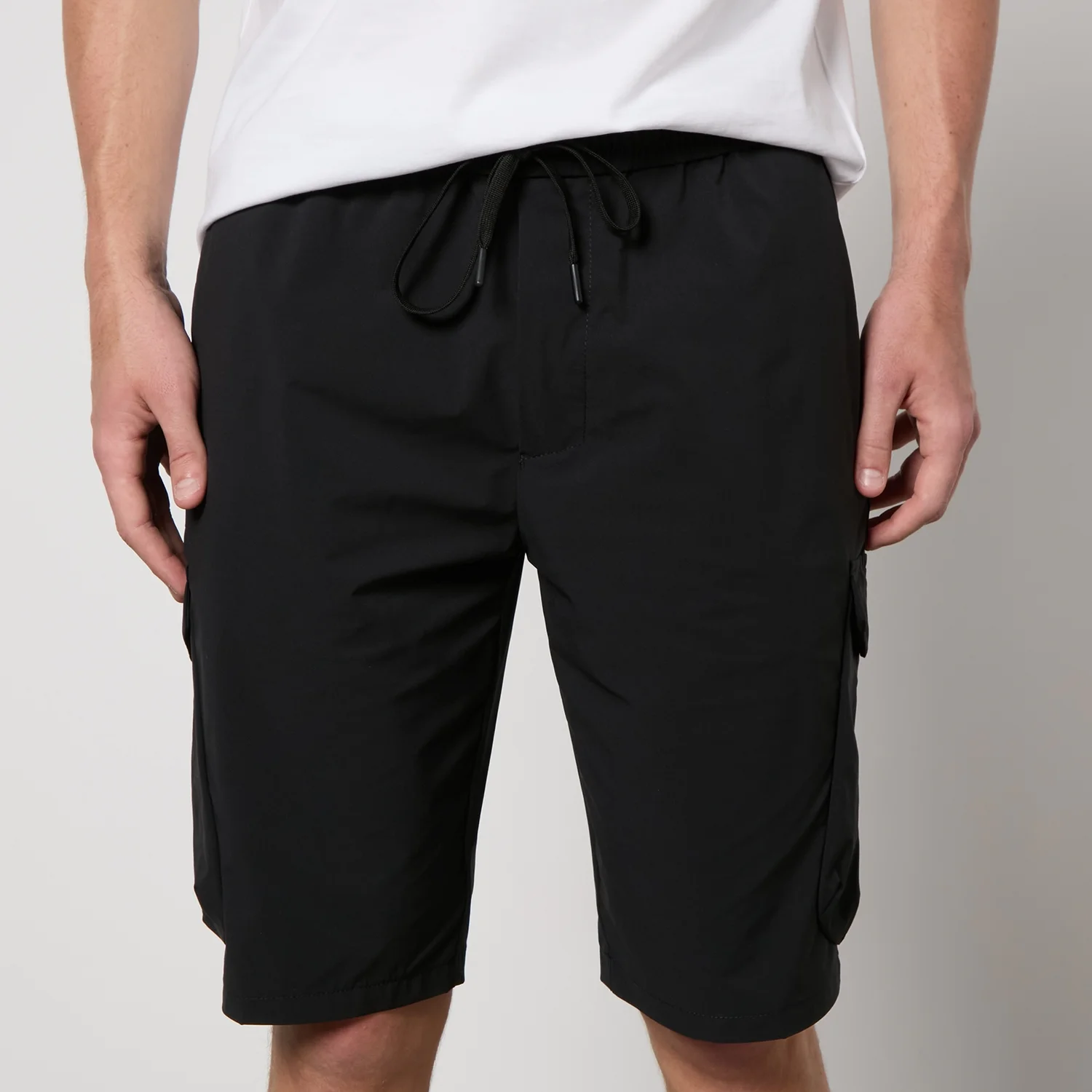 BOSS Green S_Urbanex-Cargo1 Stretch-Shell Cargo Shorts - IT 44/XS