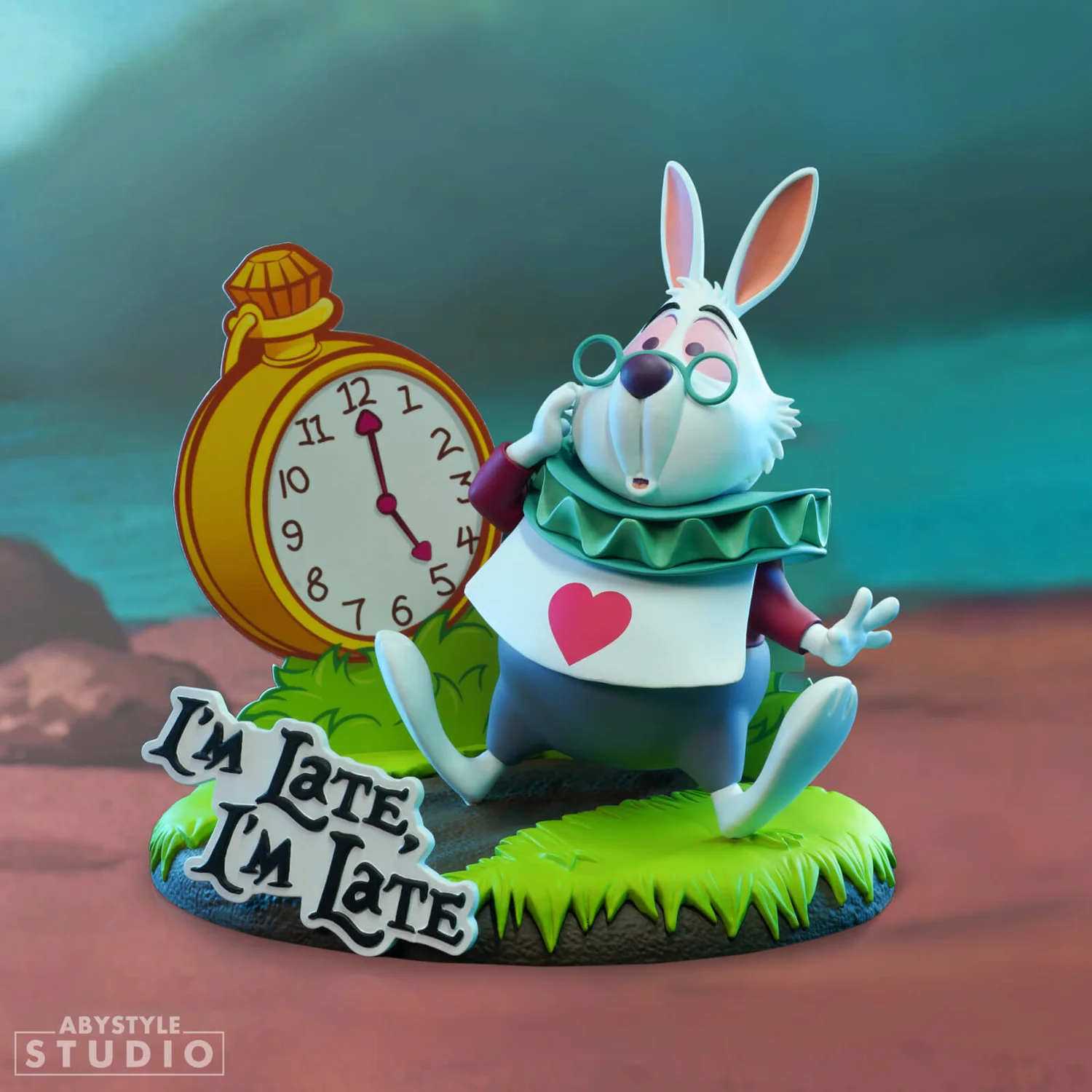 Disney Alice in Wonderland Late Rabbit AbyStyle Studio Figure - 10cm