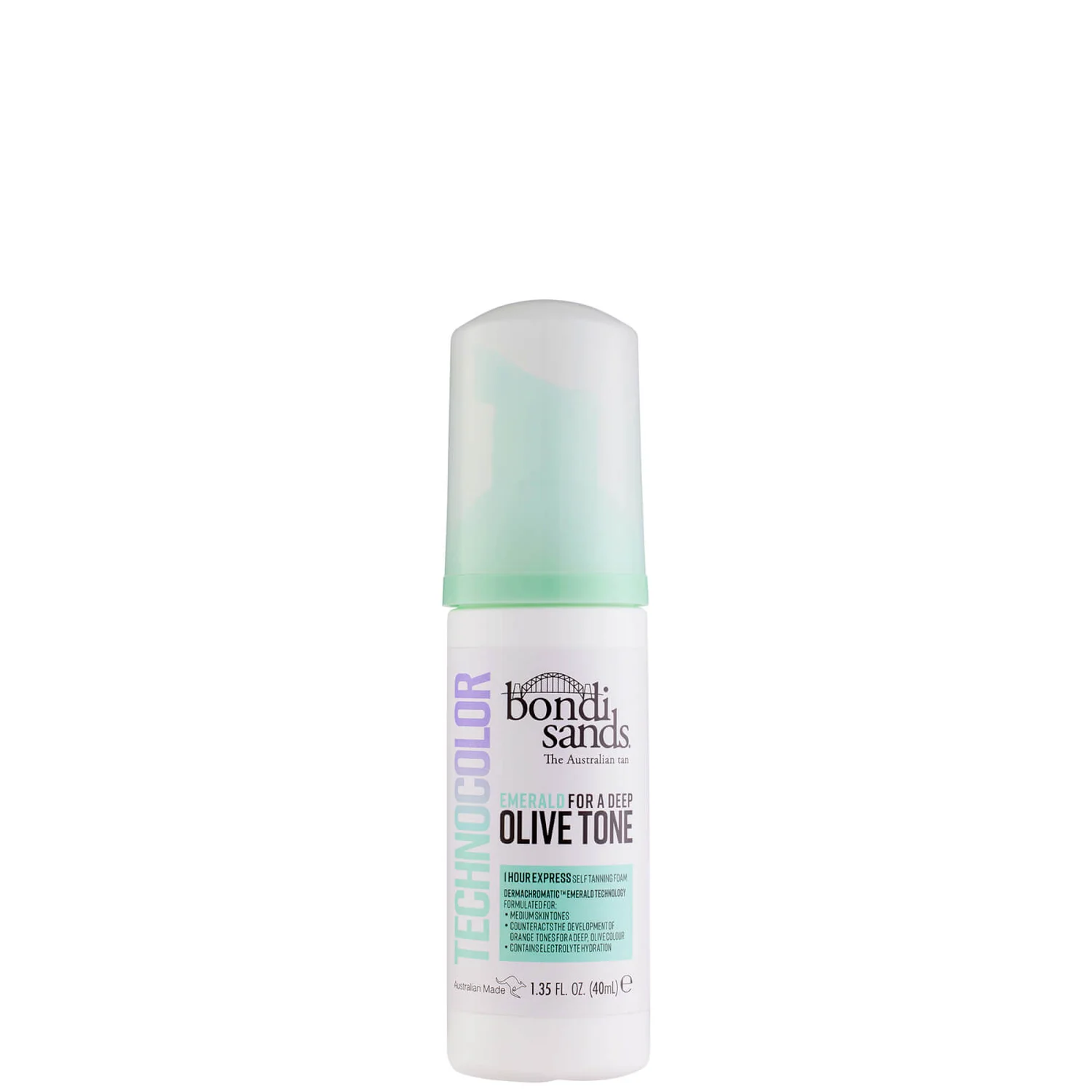 Bondi Sands Technocolor 1 Hour Express Self Tanning Foam - Emerald 40ml