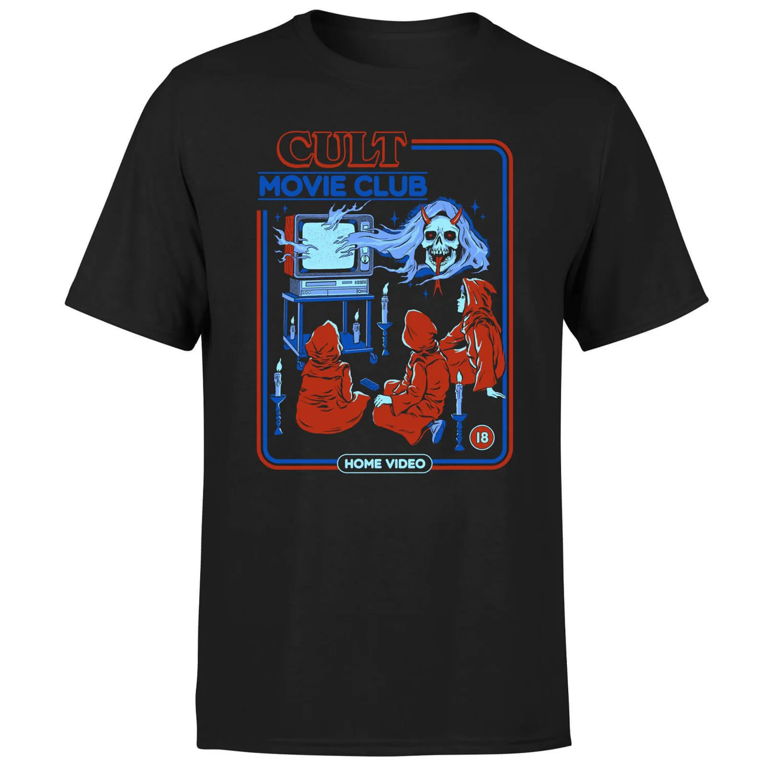 Steven Rhodes Cult Movie Club Unisex T-Shirt - Black
