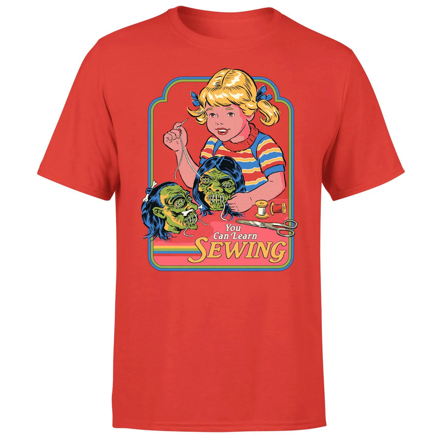 Steven Rhodes You Can Learn Sewing Unisex T-Shirt - Red