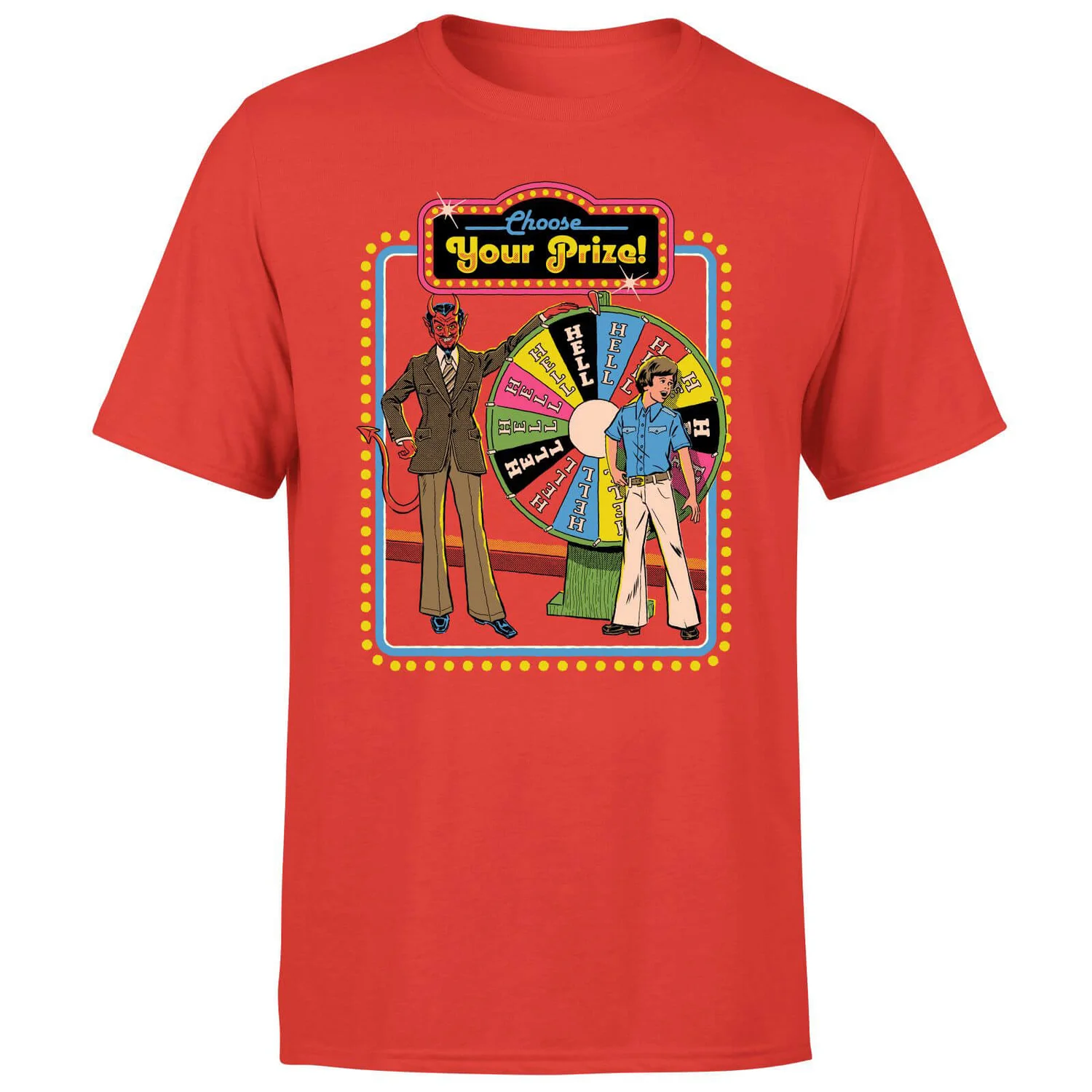 Steven Rhodes Choose Your Prize Unisex T-Shirt - Red