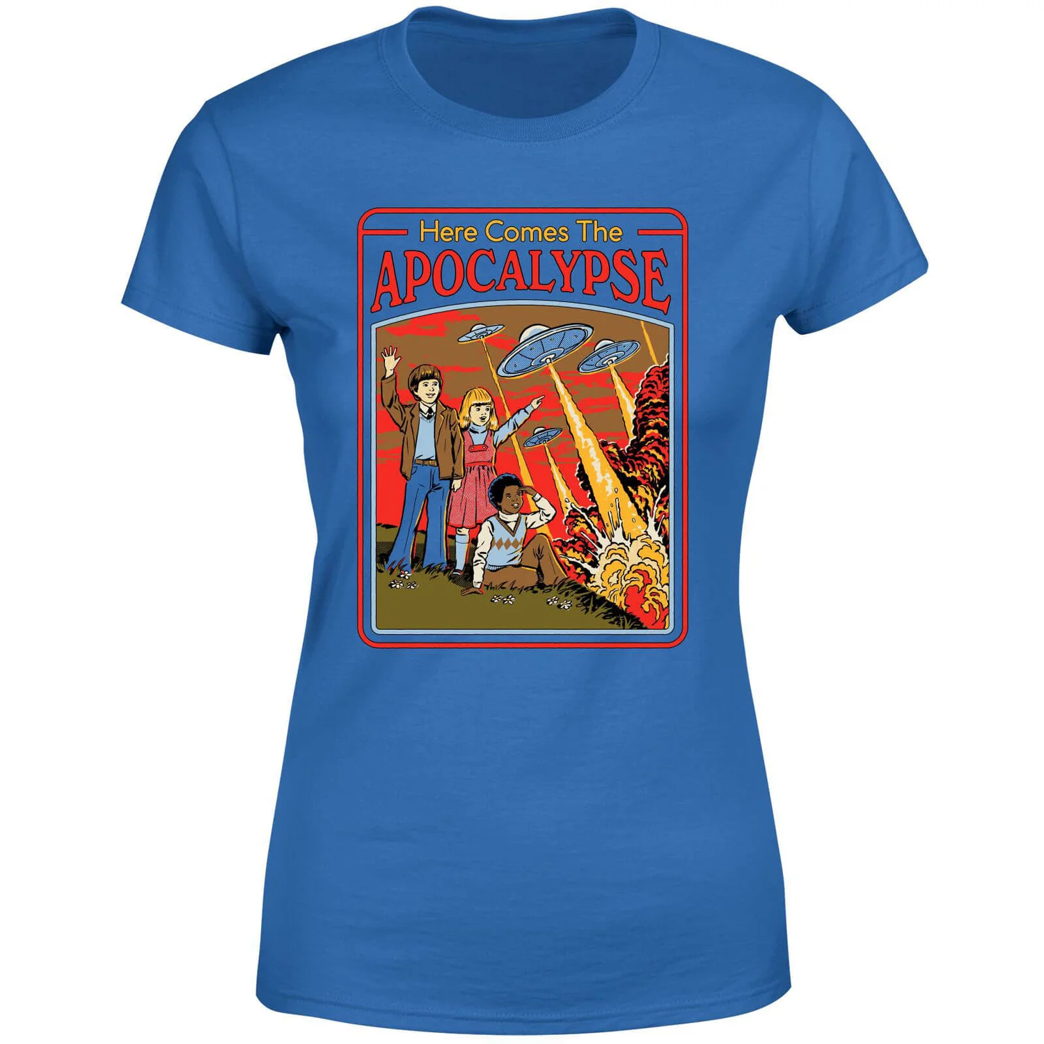 Here Comes The Apocalypse Women's T-Shirt - Blue