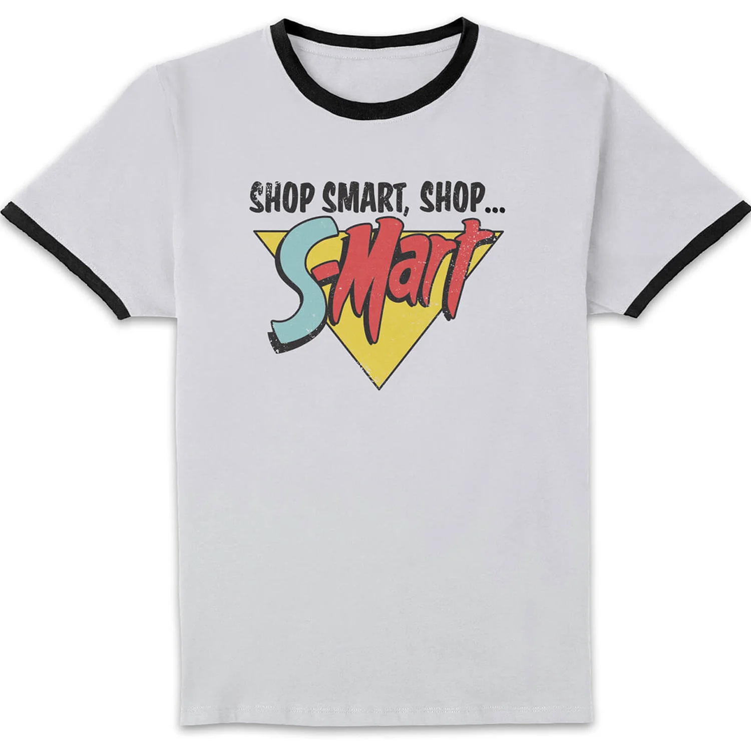Army Of Darkness S-Mart Unisex Ringer T-Shirt - White/Black