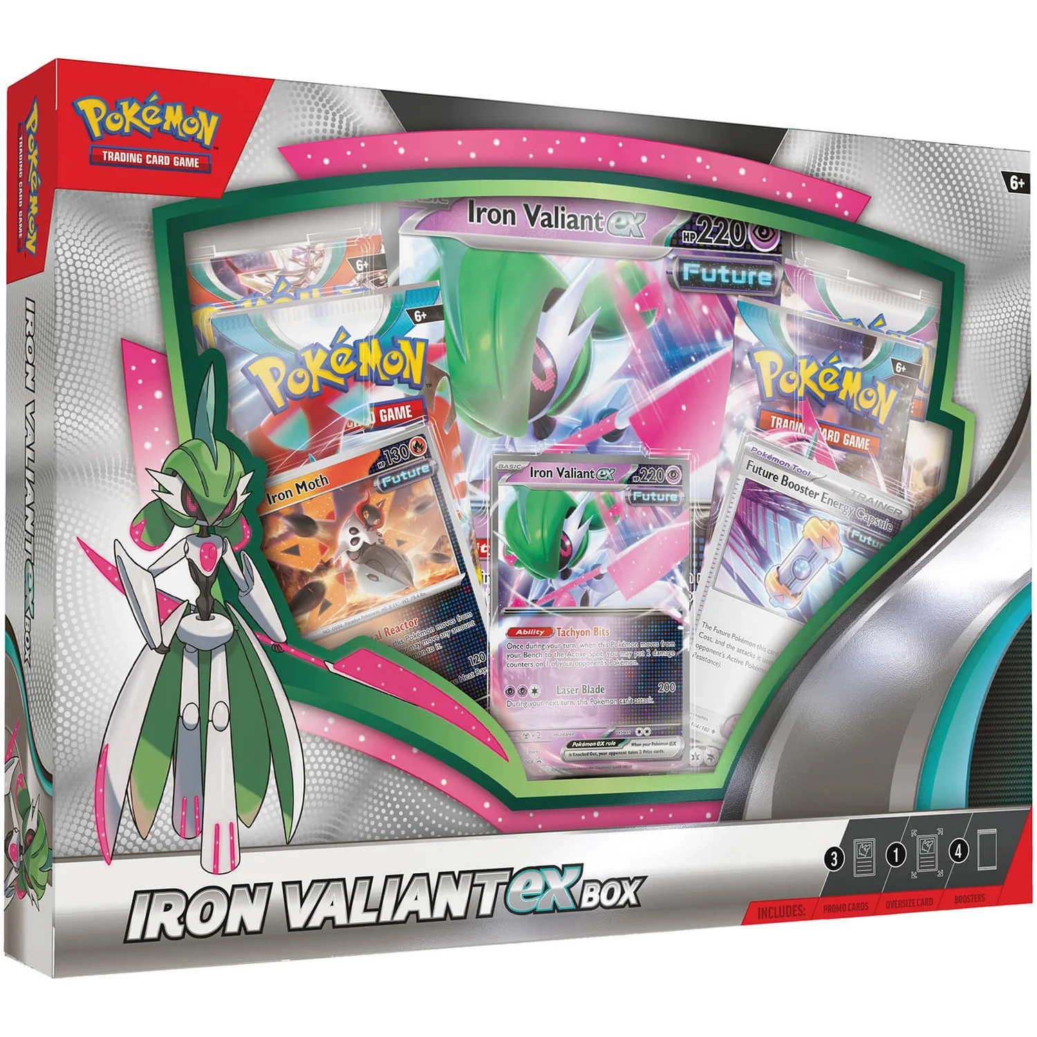 Pokémon TCG: Roaring Moon/Iron Valiant ex Box