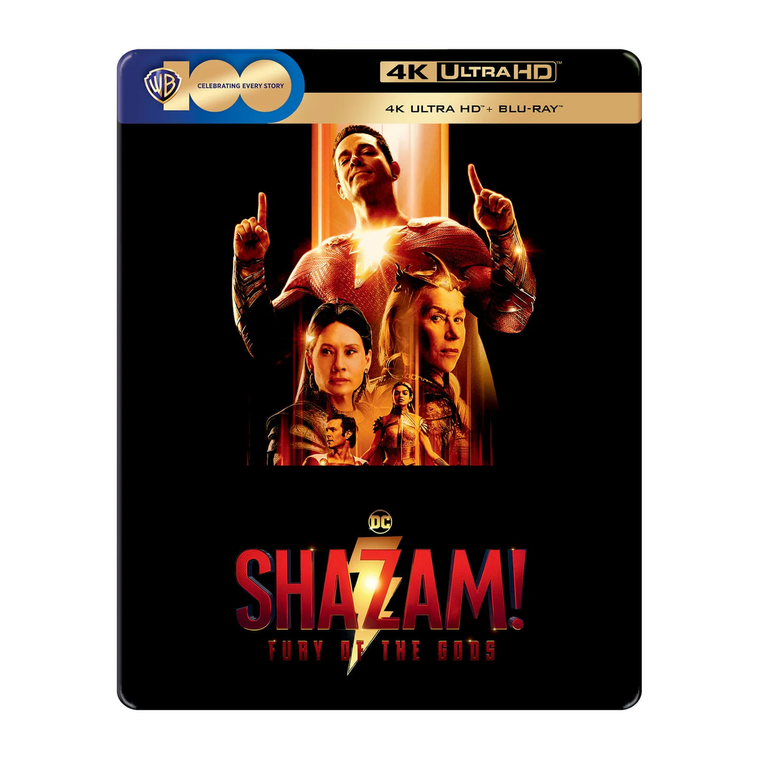 Shazam! Fury of The Gods Zavvi Exclusive 4K Ultra HD Steelbook