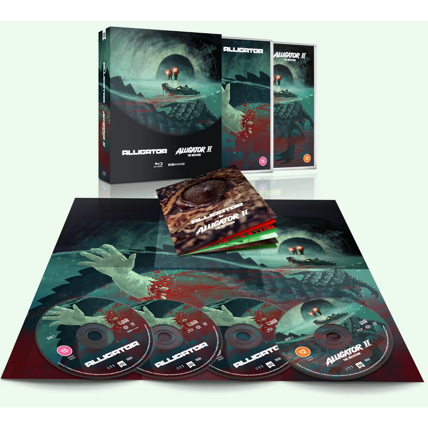 Alligator & Alligator II: The Mutation Limited Edition 4K Ultra HD & Blu-ray