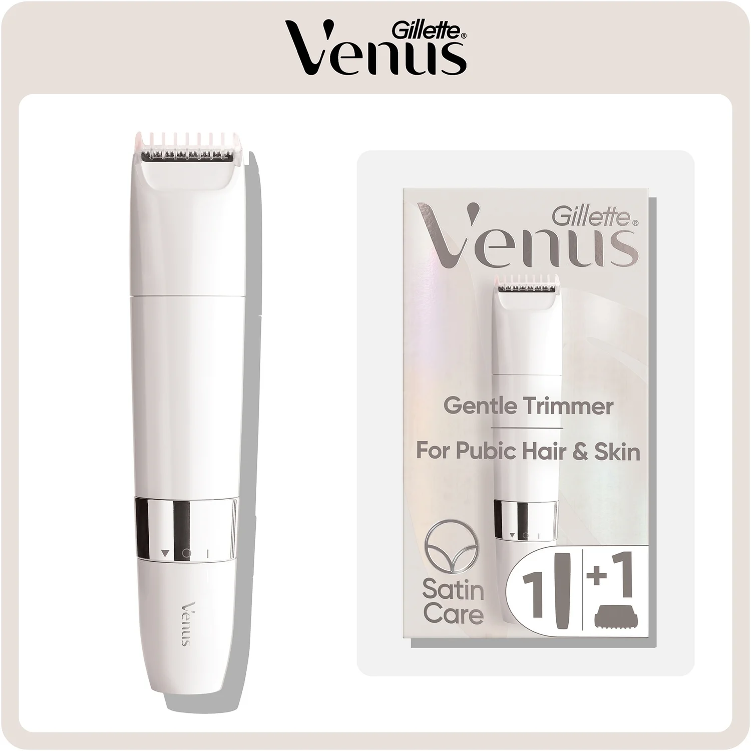 Venus Pubic Hair &amp; Skin Body Gentle Trimmer
