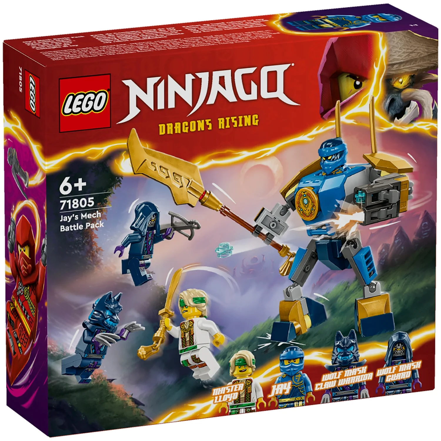 LEGO NINJAGO Jay’s Mech Battle Pack Action Figure Toy 71805