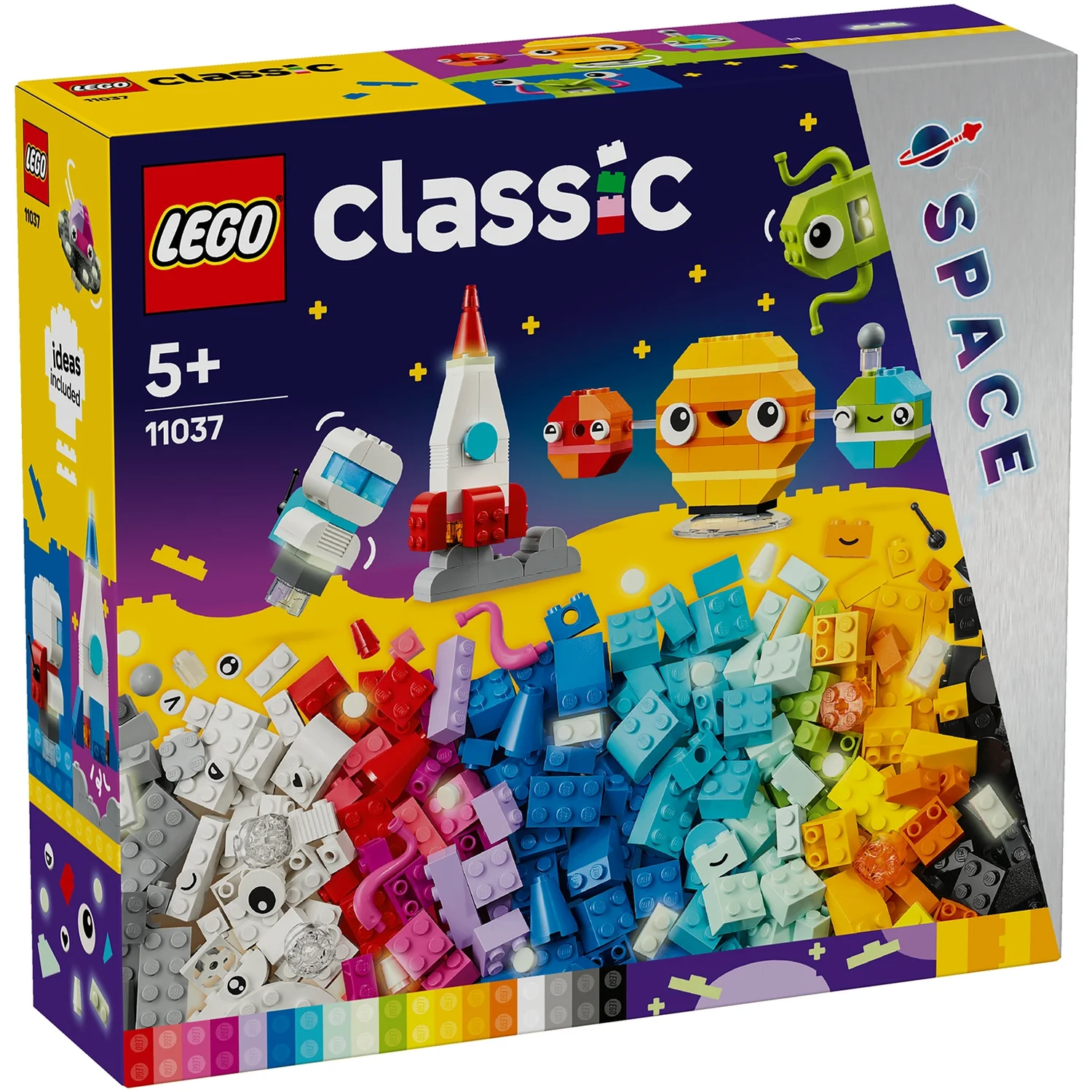 LEGO Classic Creative Space Planets with Toy Rocket 11037
