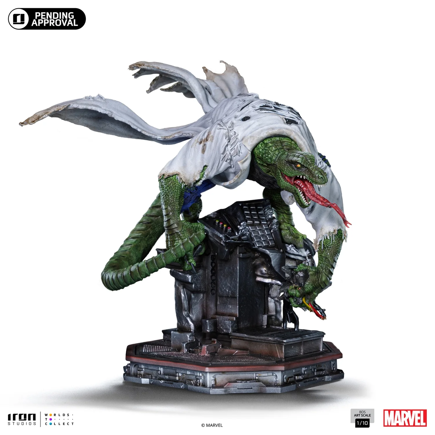 Iron Studios Marvel Comics BDS Art Scale Statue 1/10 Sinister Six Diorama - Lizard