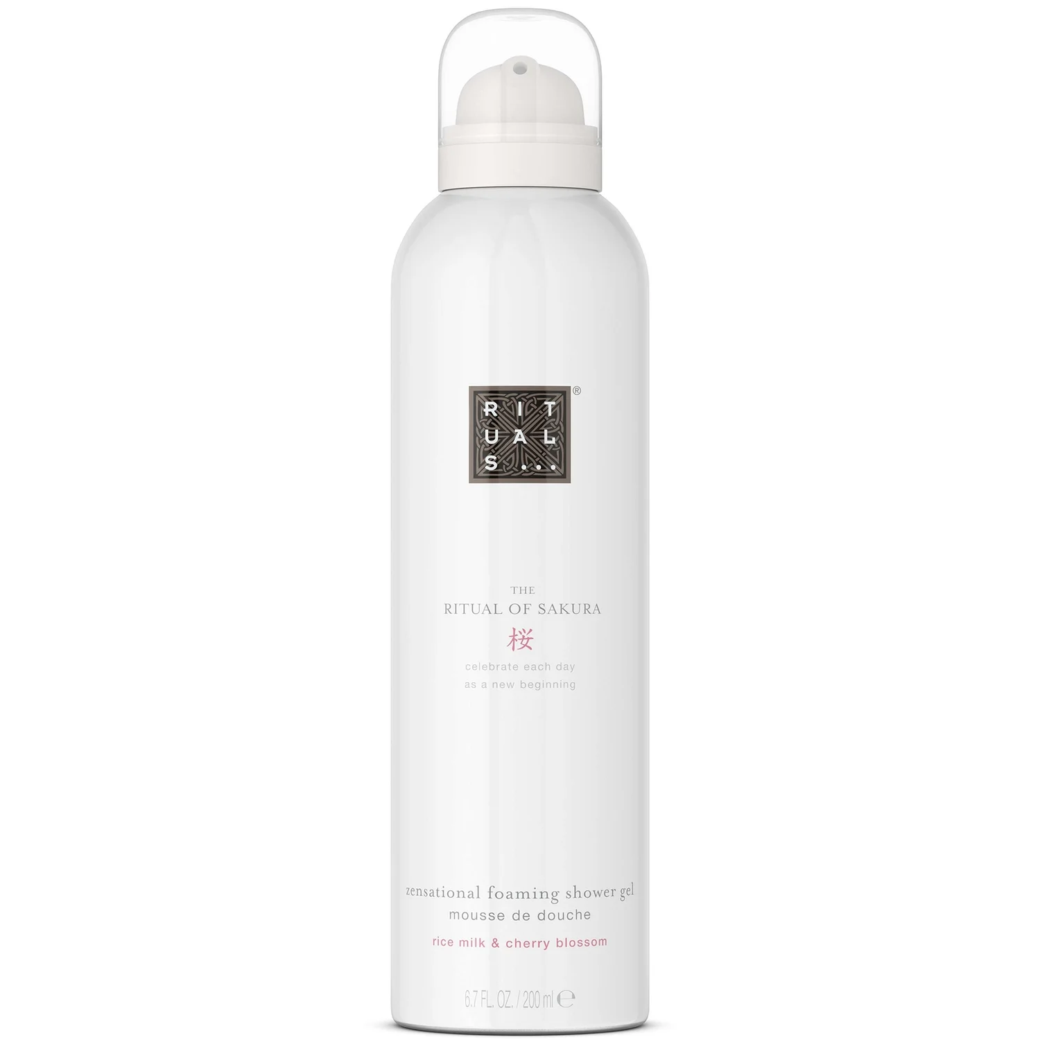 Rituals The Ritual of Sakura Floral Cherry Blossom and Rice Milk Sakura Foaming Body Wash 200ml