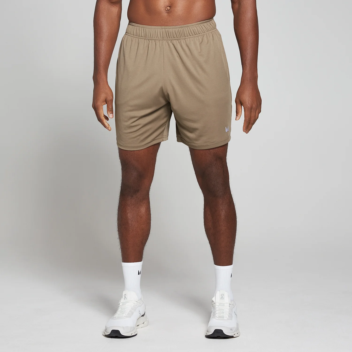 MP Men's Lightweight Training 7" Shorts - Soft Brown - S