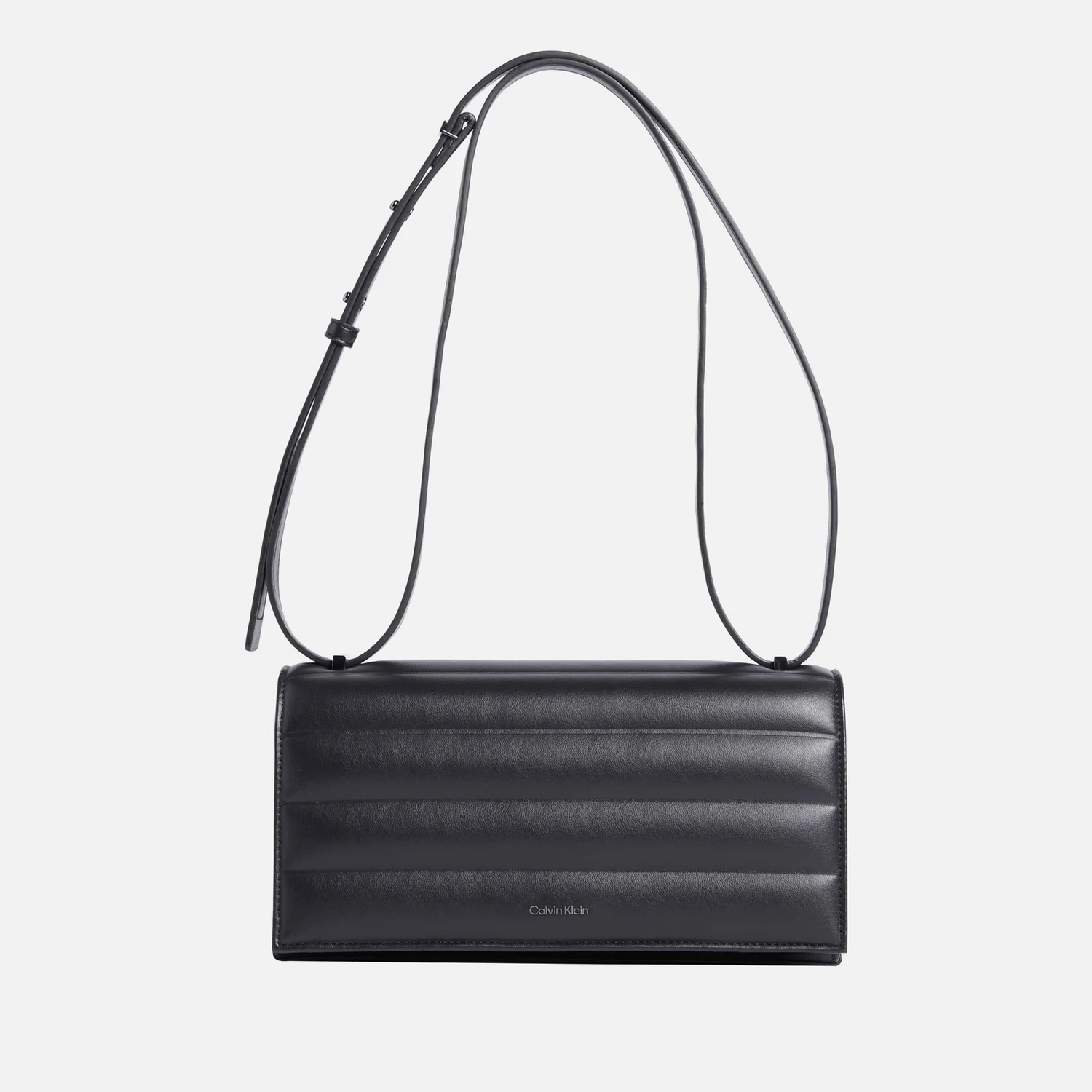 Calvin Klein Line Quilt Convertible Faux Leather Shoulder Bag