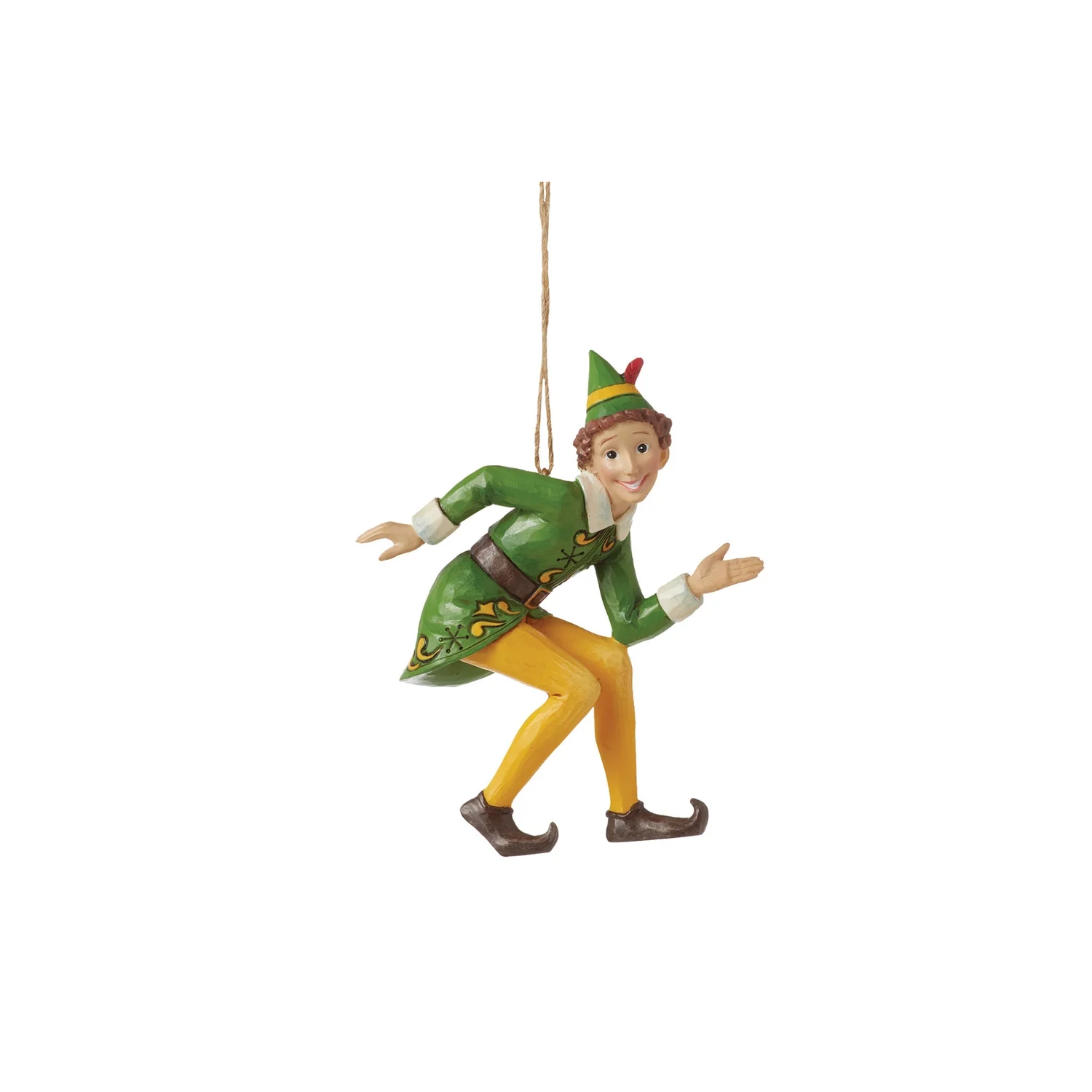 Enesco Elf by Jim Shore Elf Crouching Hanging Ornament (10.5cm)