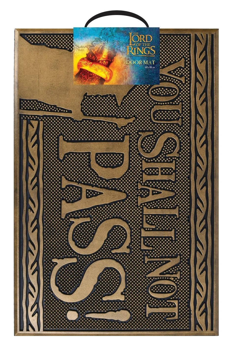 Lord Of The Rings You Shall Not Pass Rubber Doormat