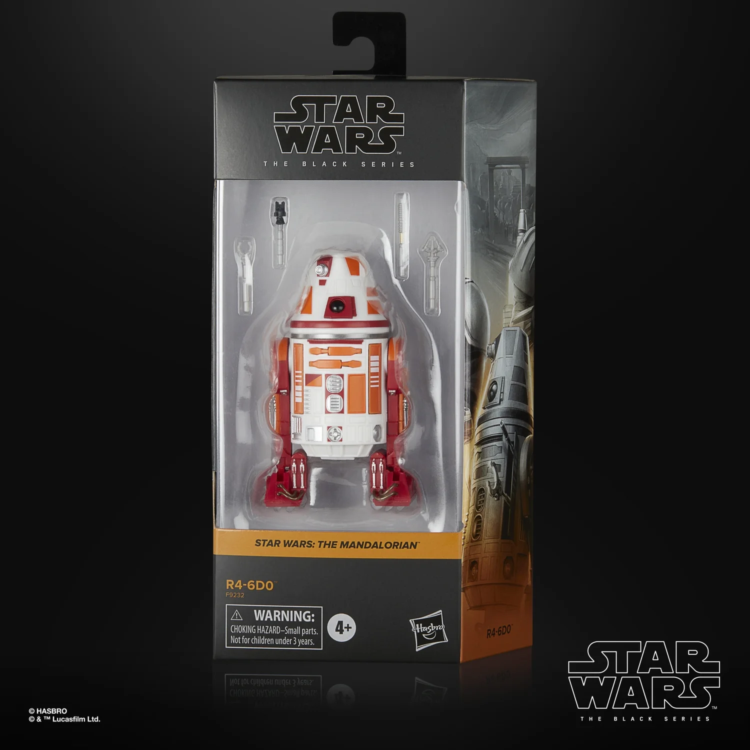 Hasbro Star Wars The Black Series R4-6D0, Star Wars: The Mandalorian Action Figure (6”)