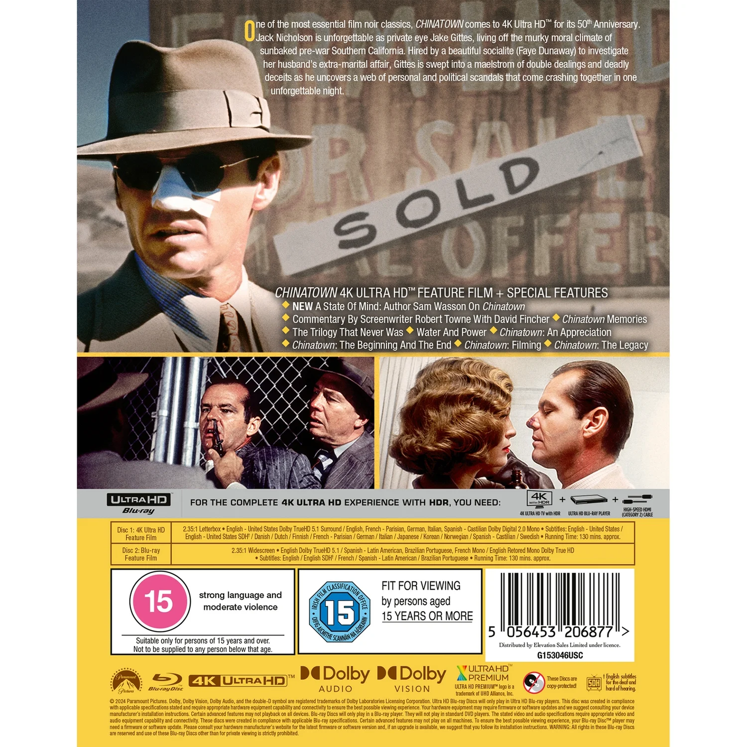 Chinatown 50th Anniversary Collector's Edition 4K Ultra HD