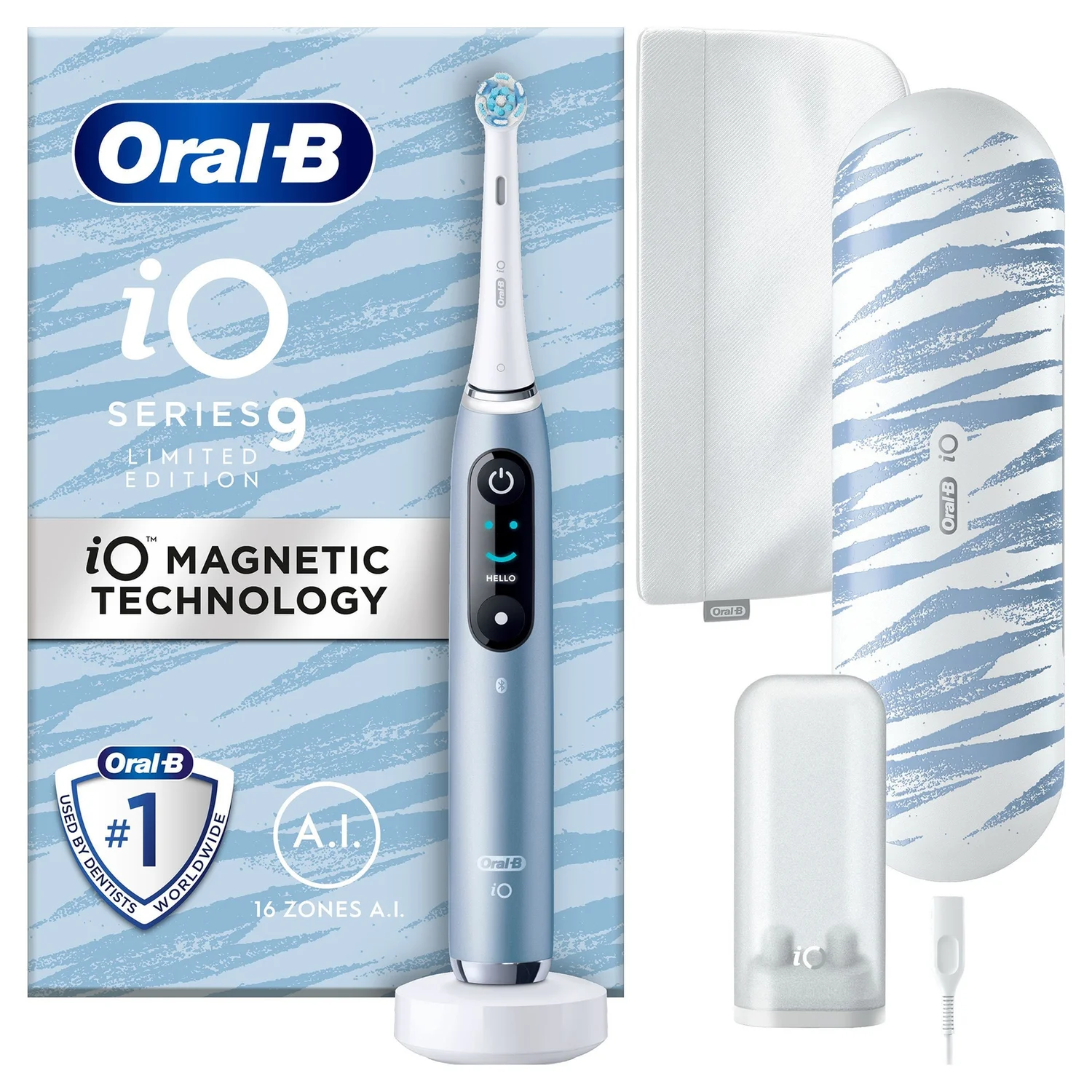 Oral-B iO 9 Limited Edition Blue Electric Toothbrush