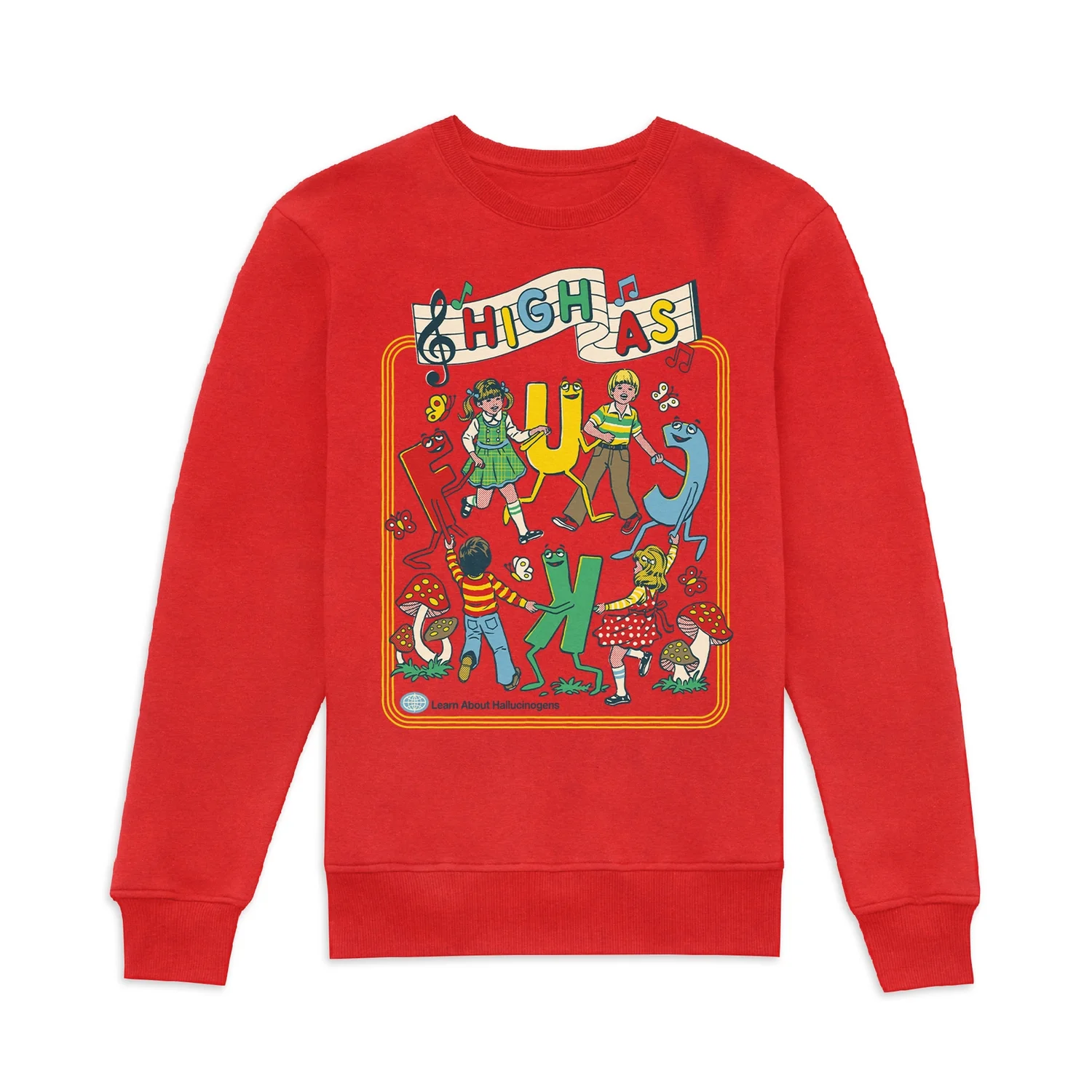 Steven Rhodes High AF Sweatshirt - Red