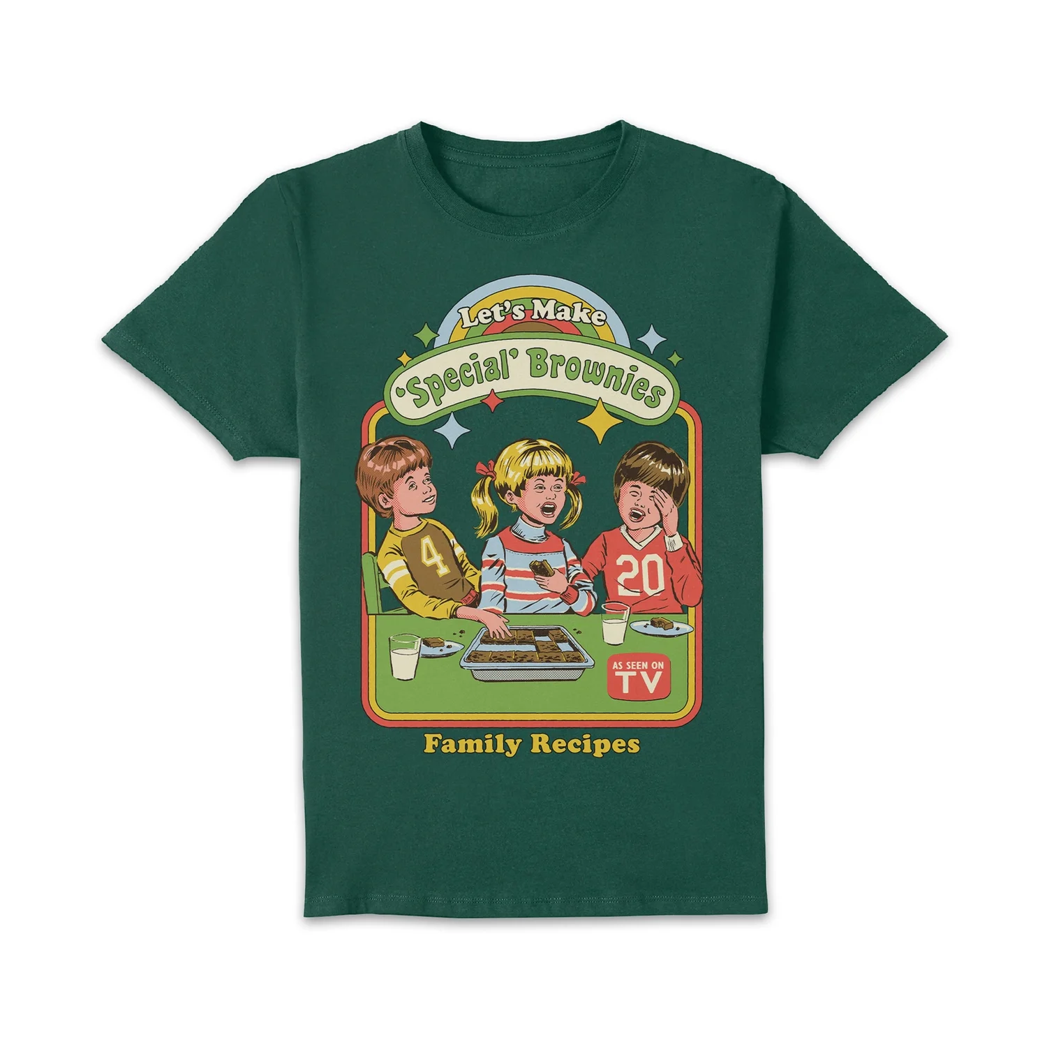 Steven Rhodes Let's Make Special Brownies Unisex T-Shirt - Green