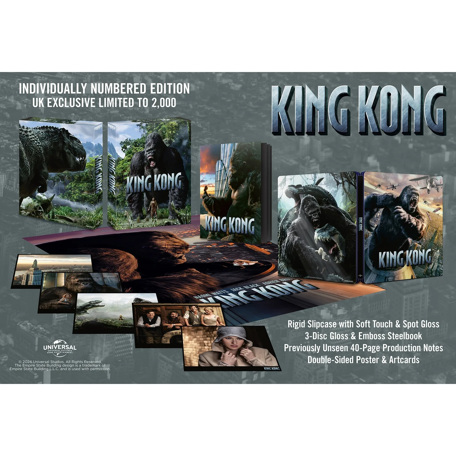 King Kong Collector's Edition 4K Ultra HD Steelbook