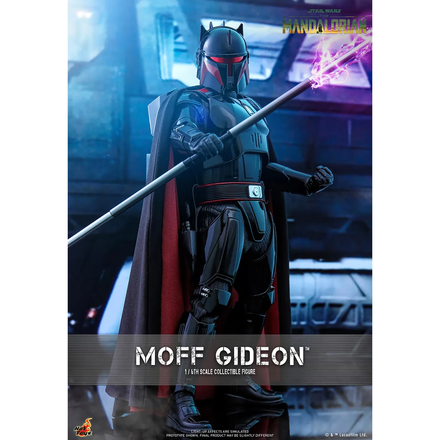 Hot Toys 1:6 Scale Star Wars The Mandalorian Moff Gideon Beskar Armor Statue