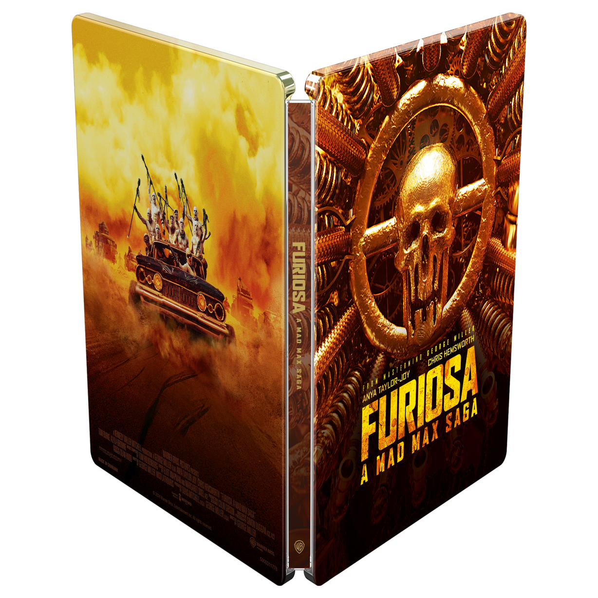 Furiosa: A Mad Max Saga -  Zavvi Exclusive 4K Ultra HD Steelbook (Goldskull Version)
